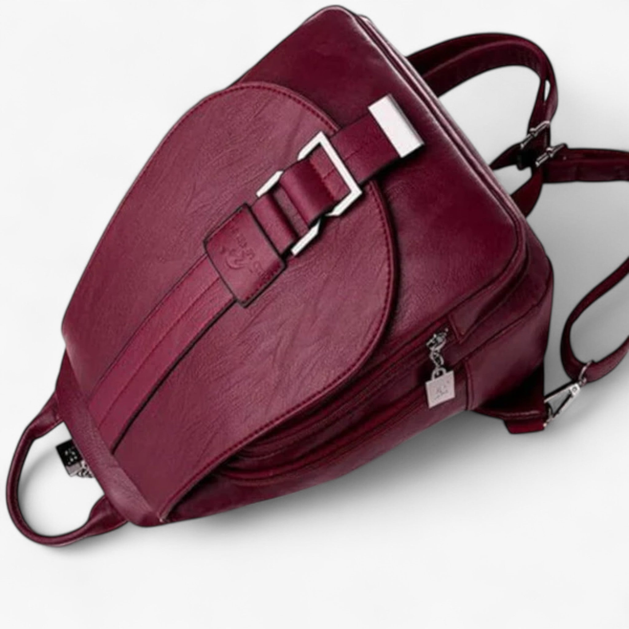 Zaino Donna in Vera Pelle Elegante e Chic, Ideale per Lavoro e Tempo Libero - - Backpacks bags chic pelle women's backpack zaino zaino pelle - Concept Palermo