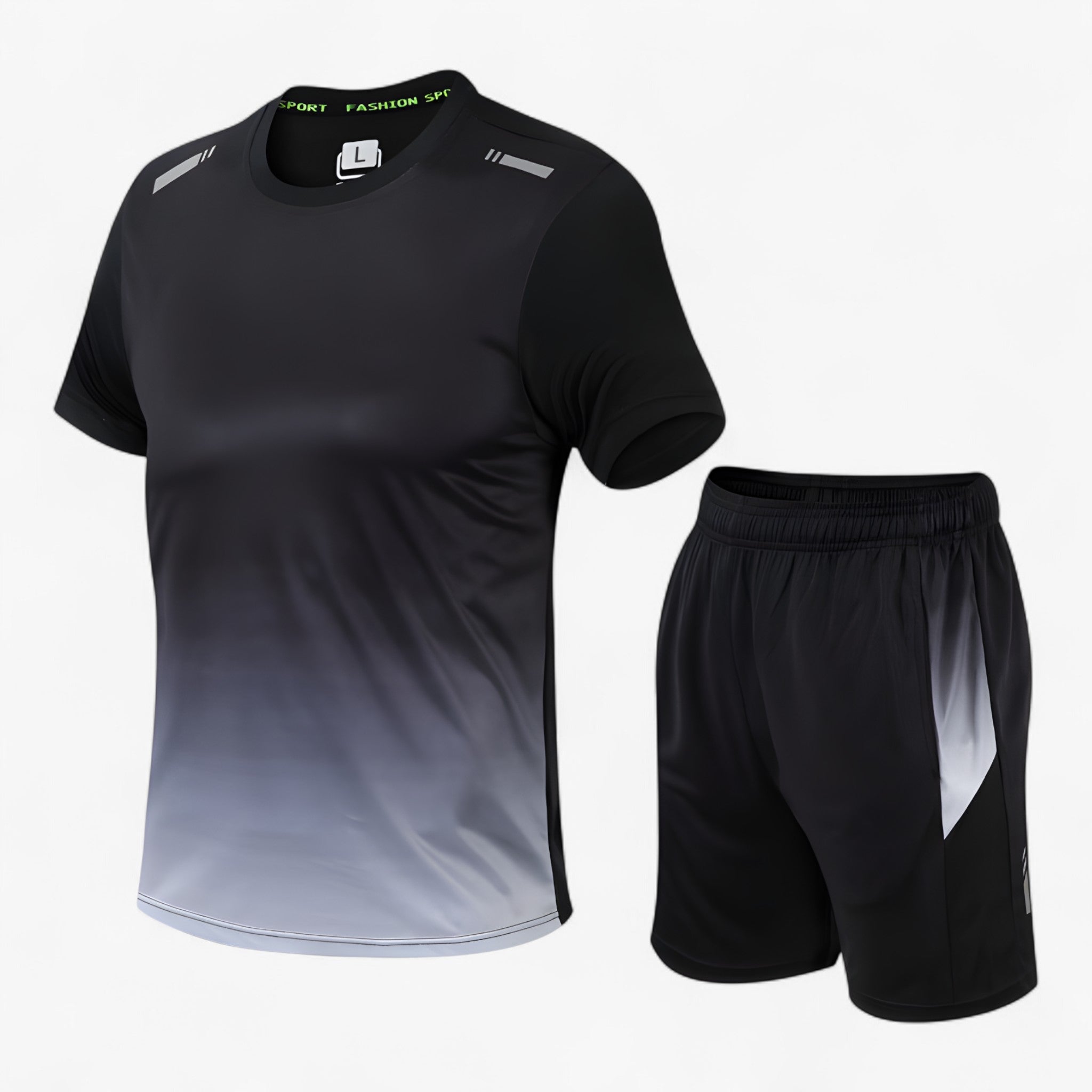 Set Sportivo da Uomo – Libertà di Movimento, Stile Senza Sforzo - Grijs - abbigliamento palestra activewear libertà movimento outfit da allenamento set sportivo da uomo set sportivo uomo sforzo sportivo sportivo uomo stile tuta sportiva uomo uomo - Concept Palermo
