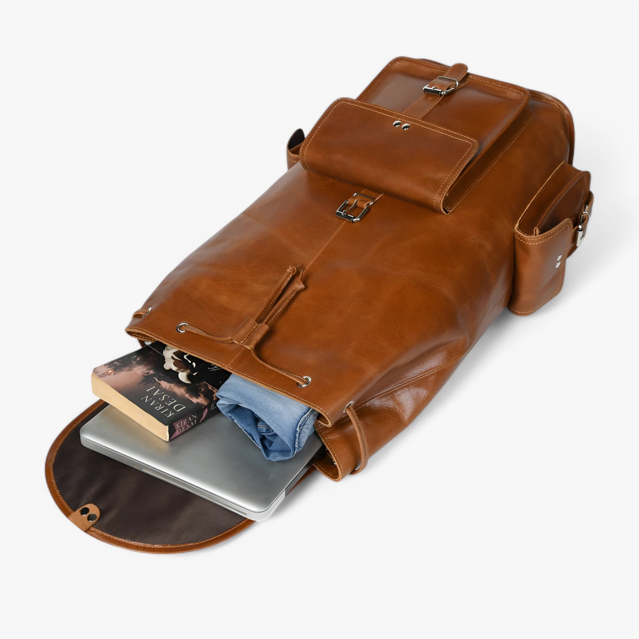 Zaino in pelle conciata Kingston - - bags conciata kingston pelle spo-default spo-disabled spo-notify-me-disabled zaino zaino pelle - Concept Palermo