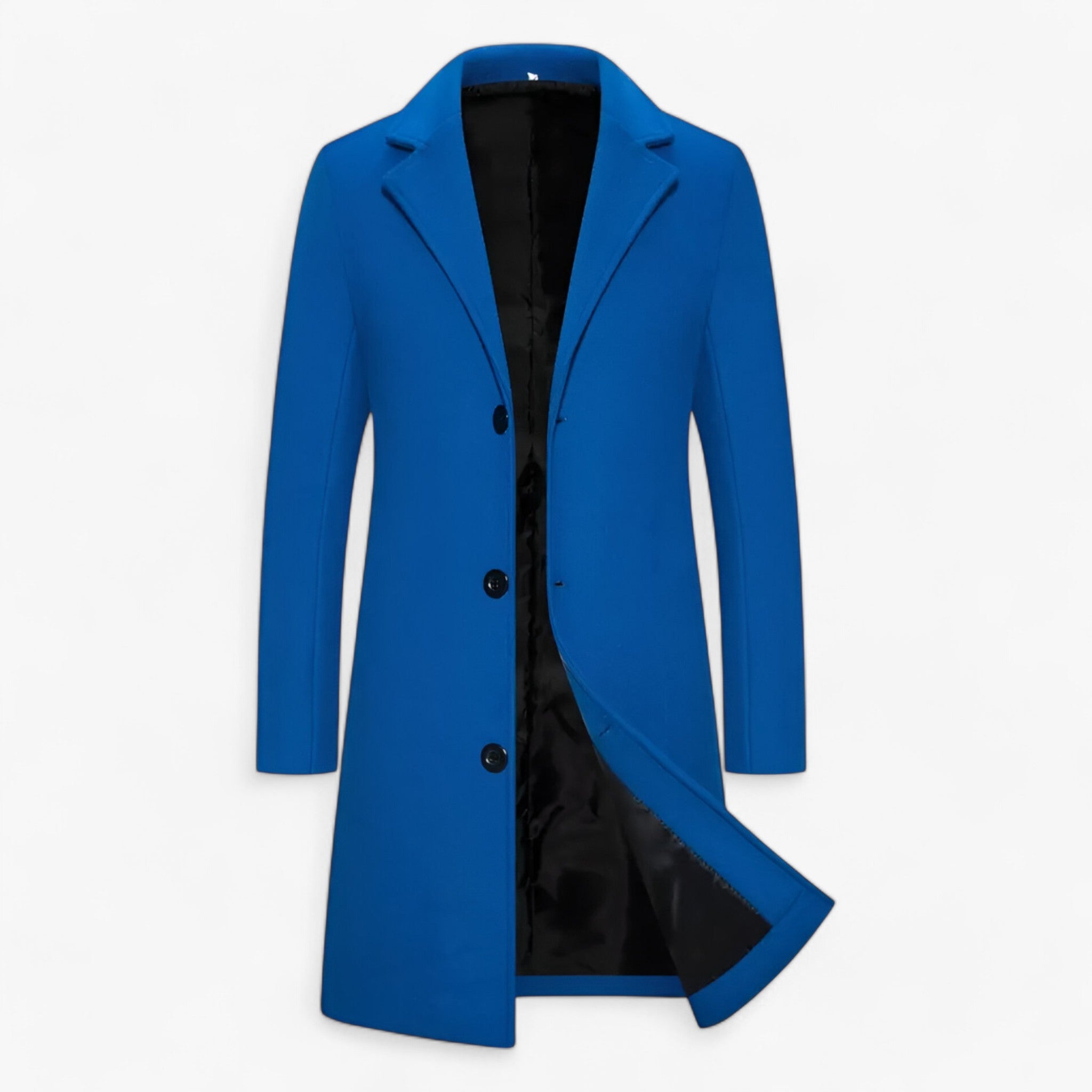 Giacca Lunga in Cotone - Business Casual per Uomini Uomo - Blu cielo - business casual cotone giacca giacca lunga lunga men's coats & jackets uomini - Concept Palermo