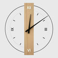 Orologio da Parete in Legno Design Accessorio da Salotto