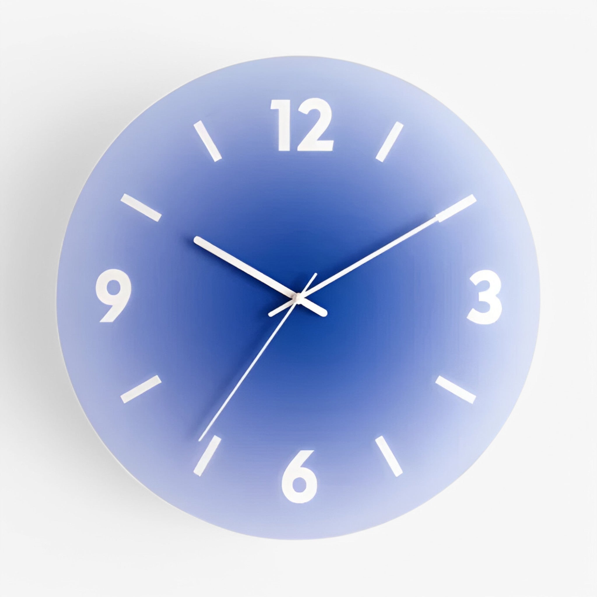 Orologio da parete in vetro di design Uomo - Blu - design orologio orologio parete P101 parete uomo vetro wall clock wall clocks - Concept Palermo