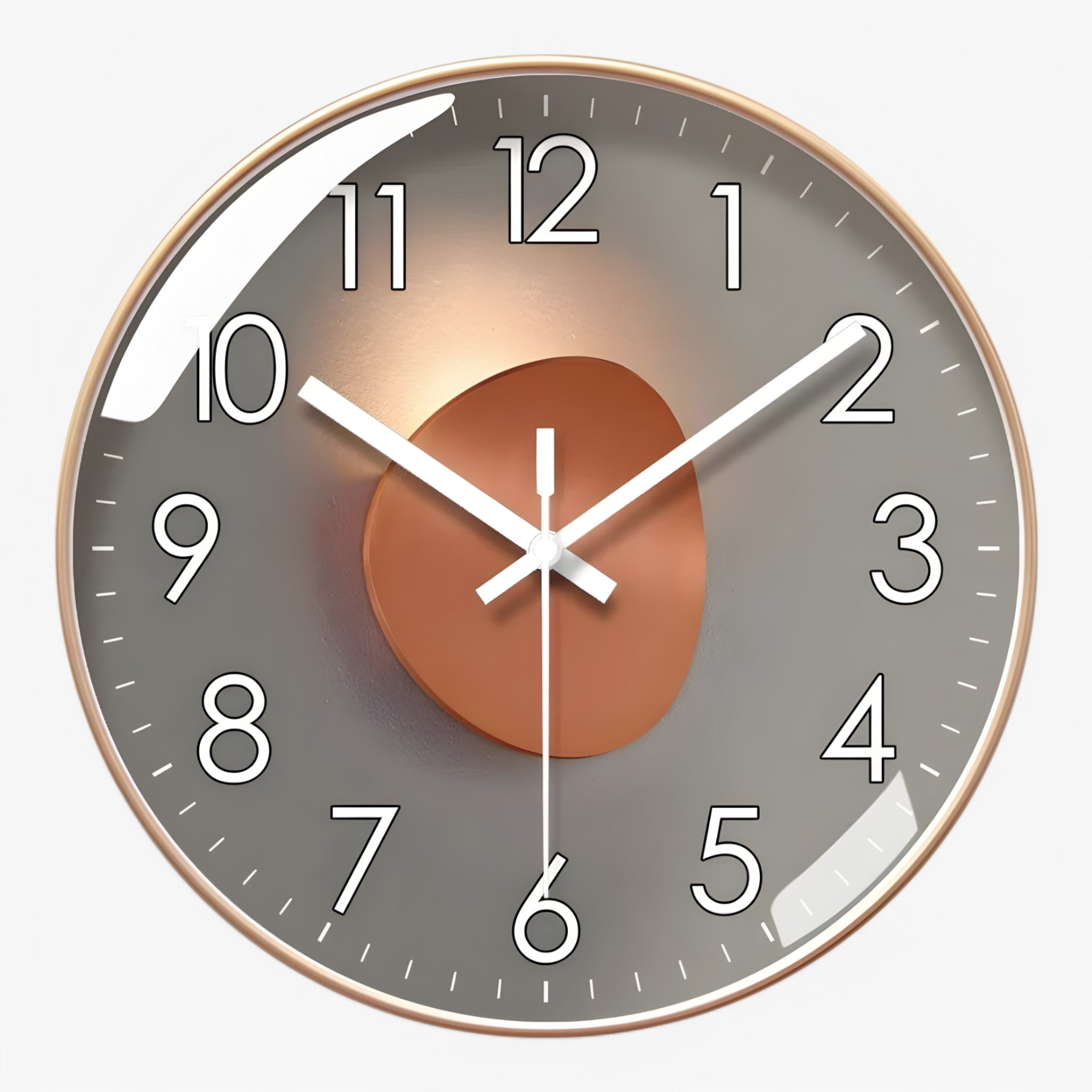 Orologio da Parete Moderno Nero Silenzioso 30cm, Design Minimalista per Casa e Ufficio - H - design orologio orologio parete P435 parete uomo wall clocks - Concept Palermo