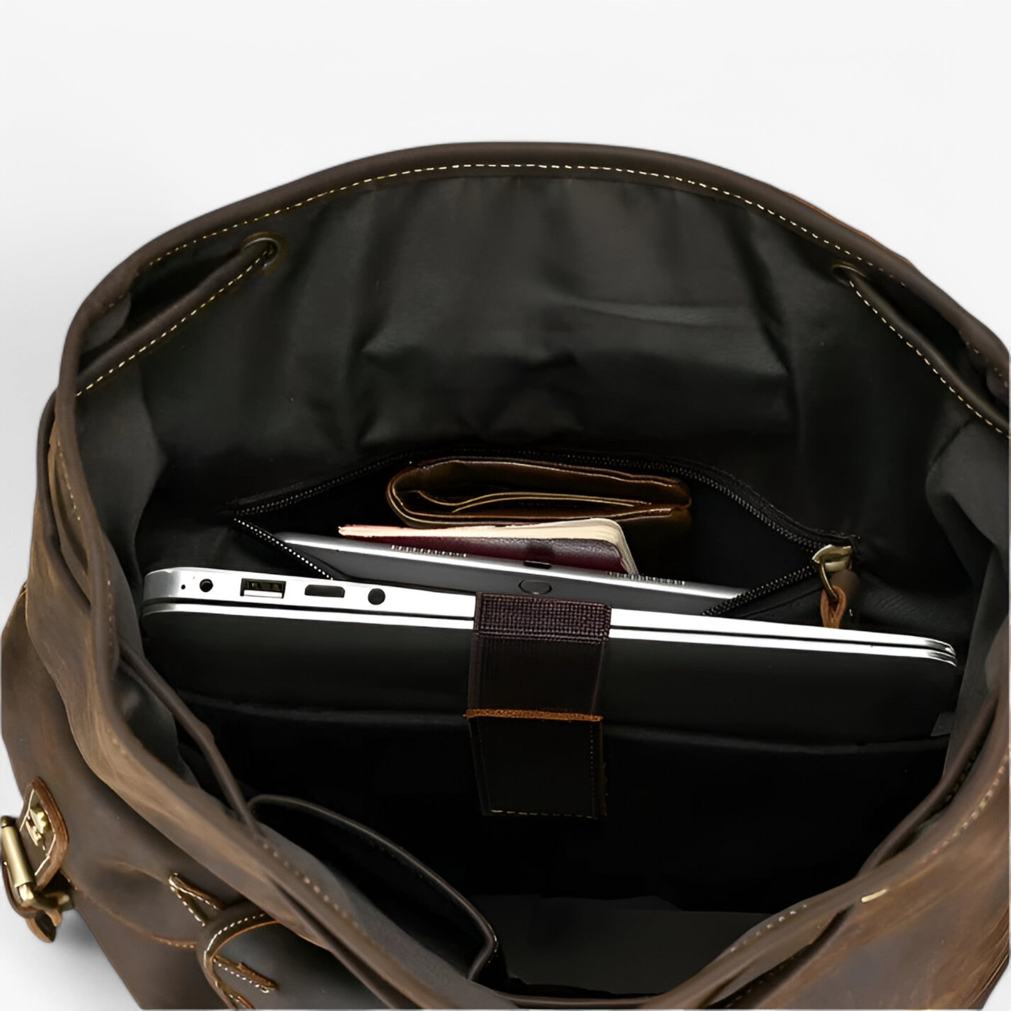 Zaino di Lusso in Pelle Integrale Uomo - - accessoires bags integrale pelle tassen uomo zaino zaino pelle - Concept Palermo