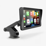Draagbaar 7" Draadloos CarPlay Display - Android Auto, Bluetooth, HD Touchscreen