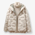 Chaqueta de mujer con capucha suave e aislante – Perfecta para el invierno