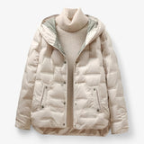 Damesjack met zachte, isolerende capuchon - perfect voor de winter