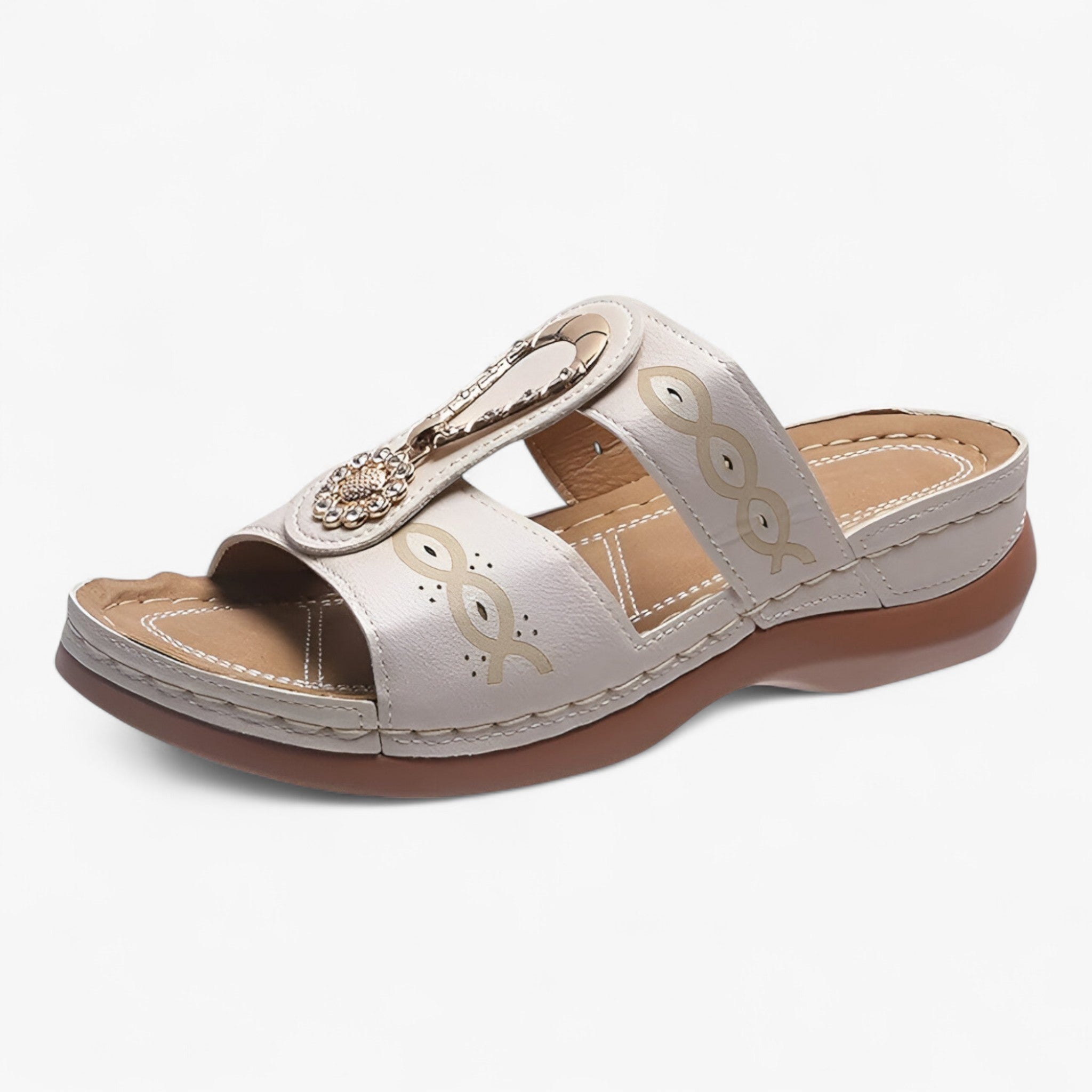 Sandalias para mujer - look a la moda y tendencia en piel