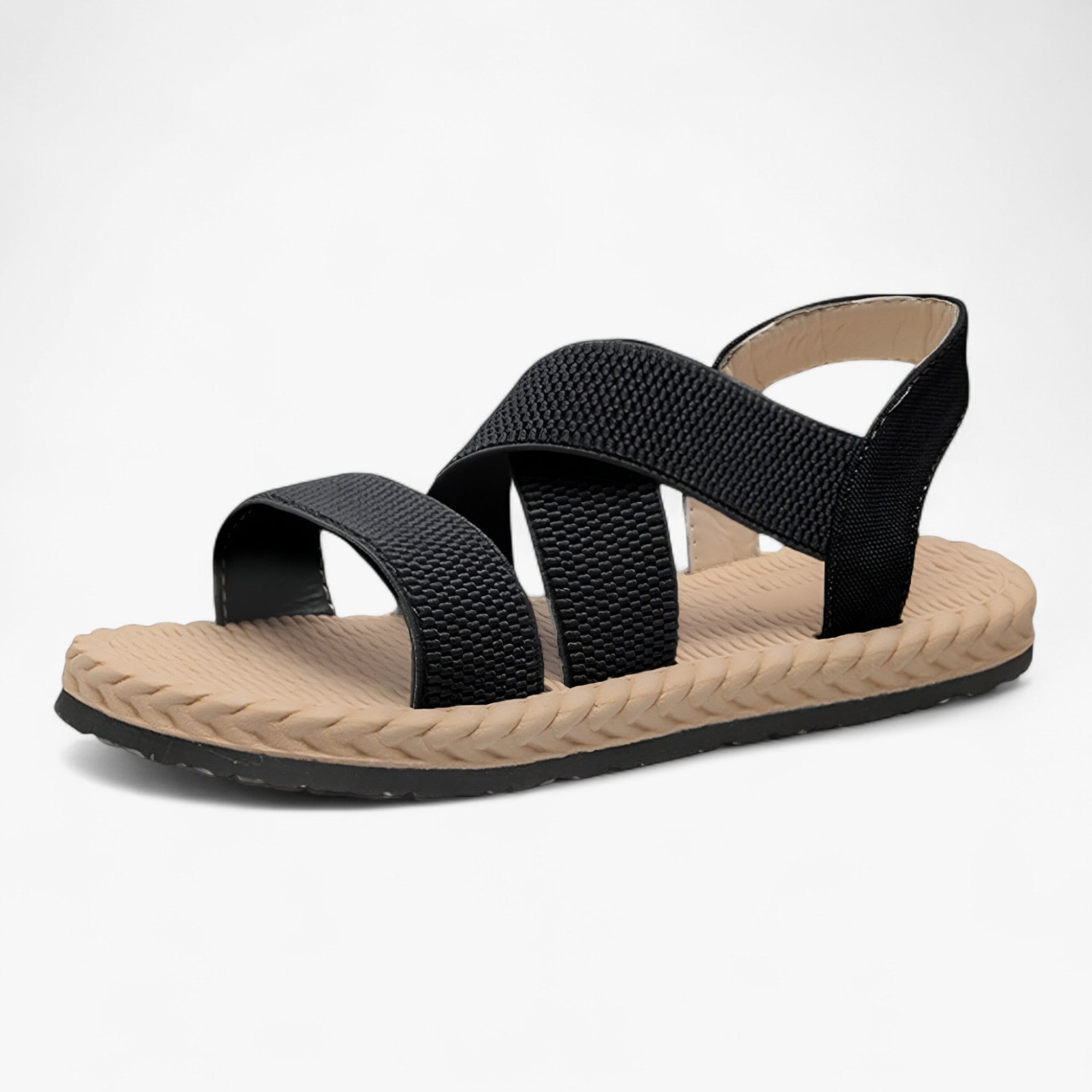 Komfortable flade sandaler