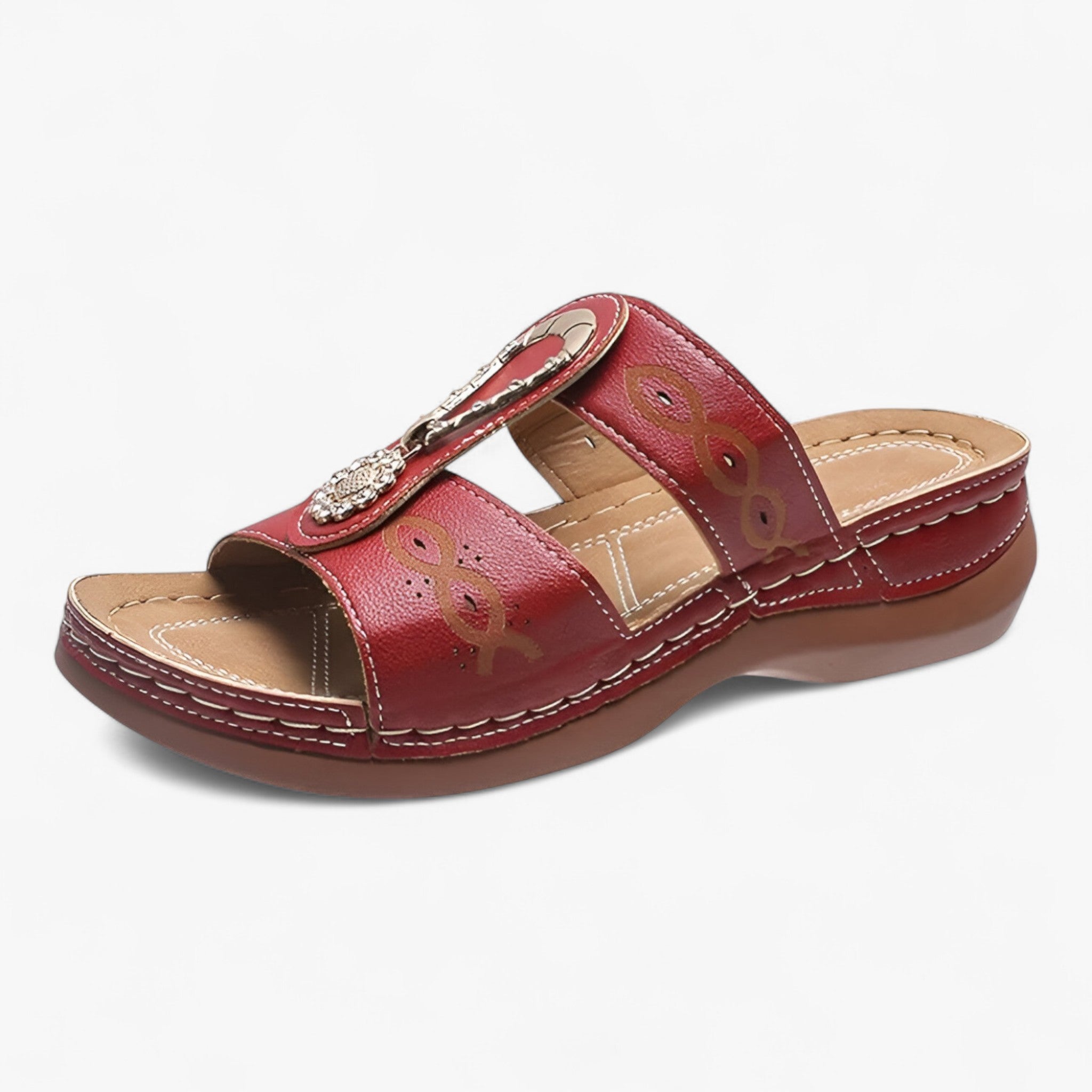 Sandalias para mujer - look a la moda y tendencia en piel