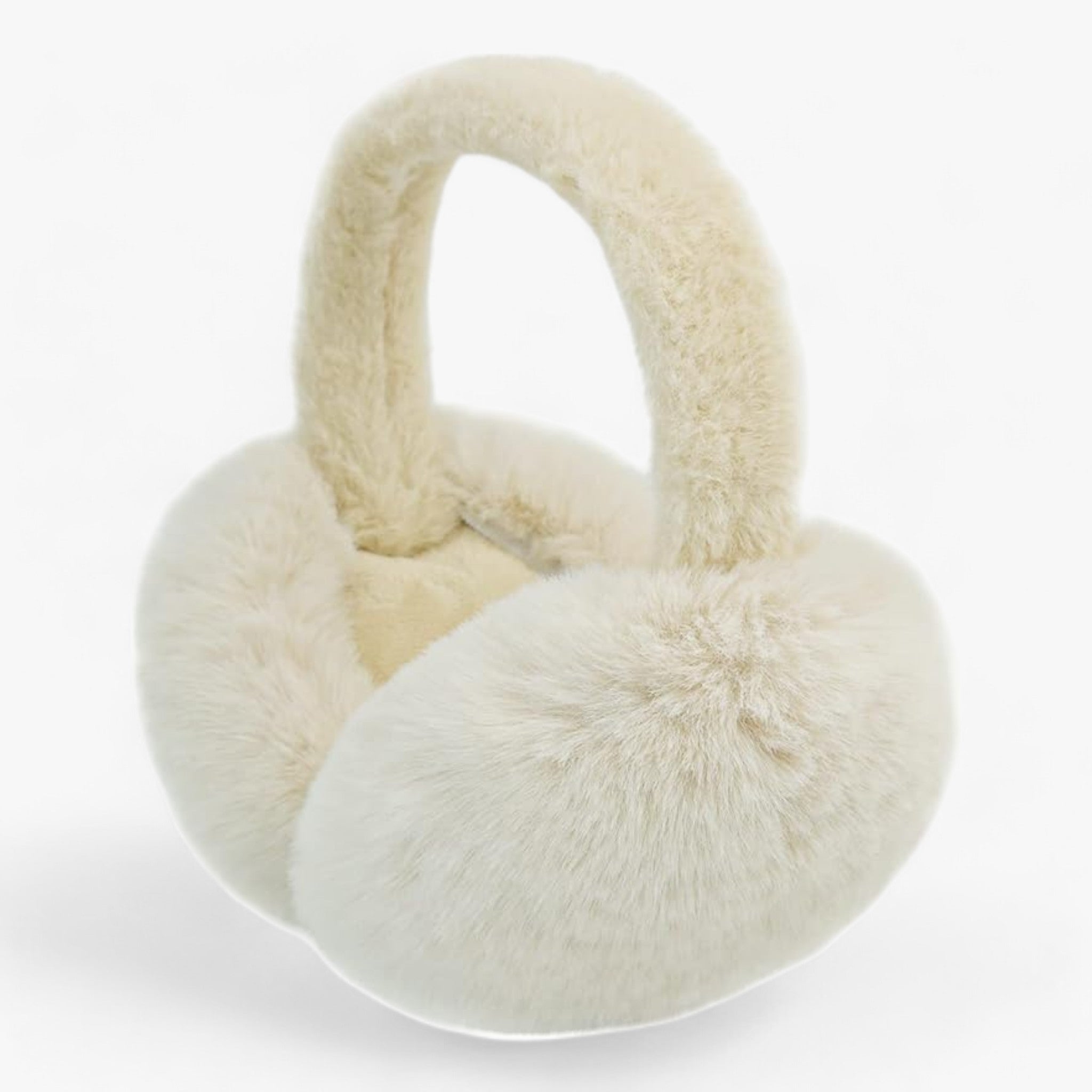 Scaldacollo in morbido peluche - Protezione dal freddo - Bianco - ear warmer earmuffs freddo peluche protezione scaldacollo scaldacollo peluche womens accessories womens clothing - Concept Palermo