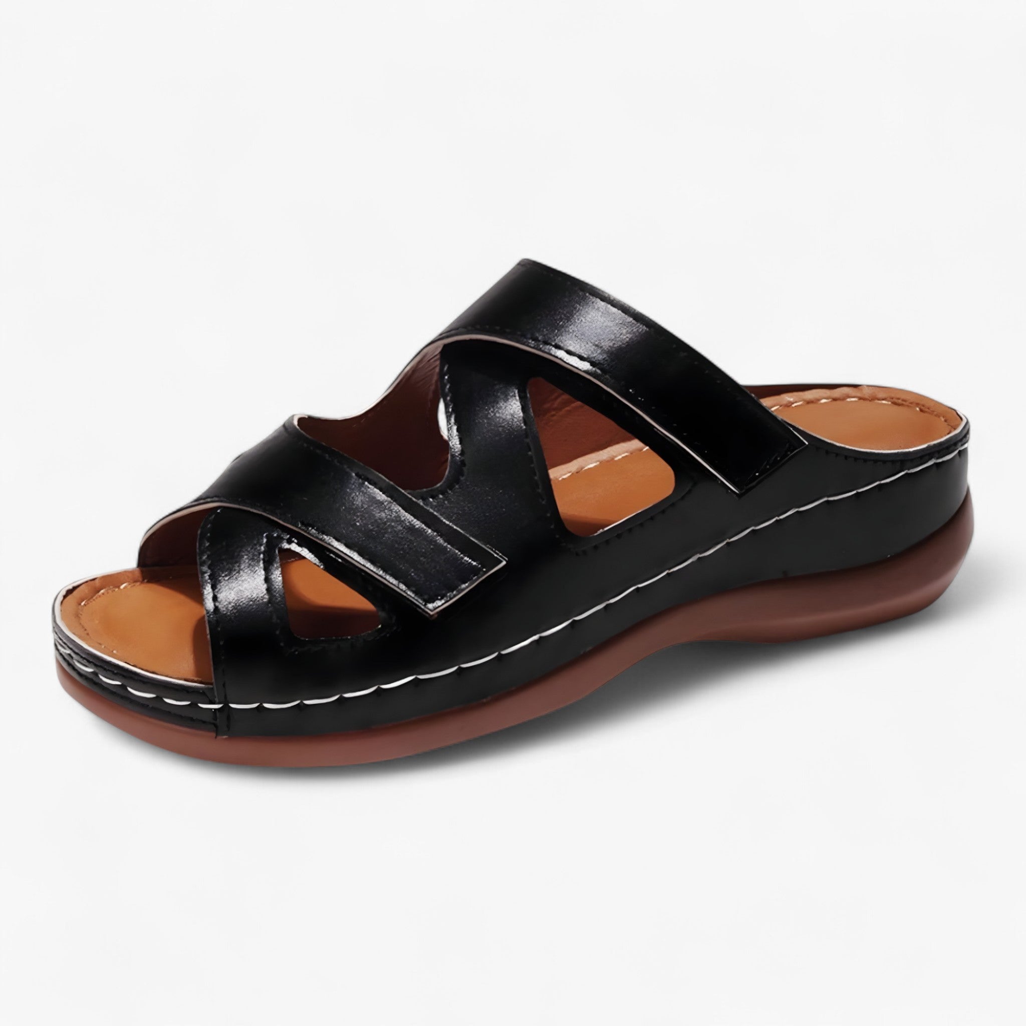 Sandaler med åben tå, der er nemme at tage på - Lette og herre