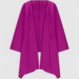Oversized damesvest van gebreide stof met vleermuismouwen, zacht en warm