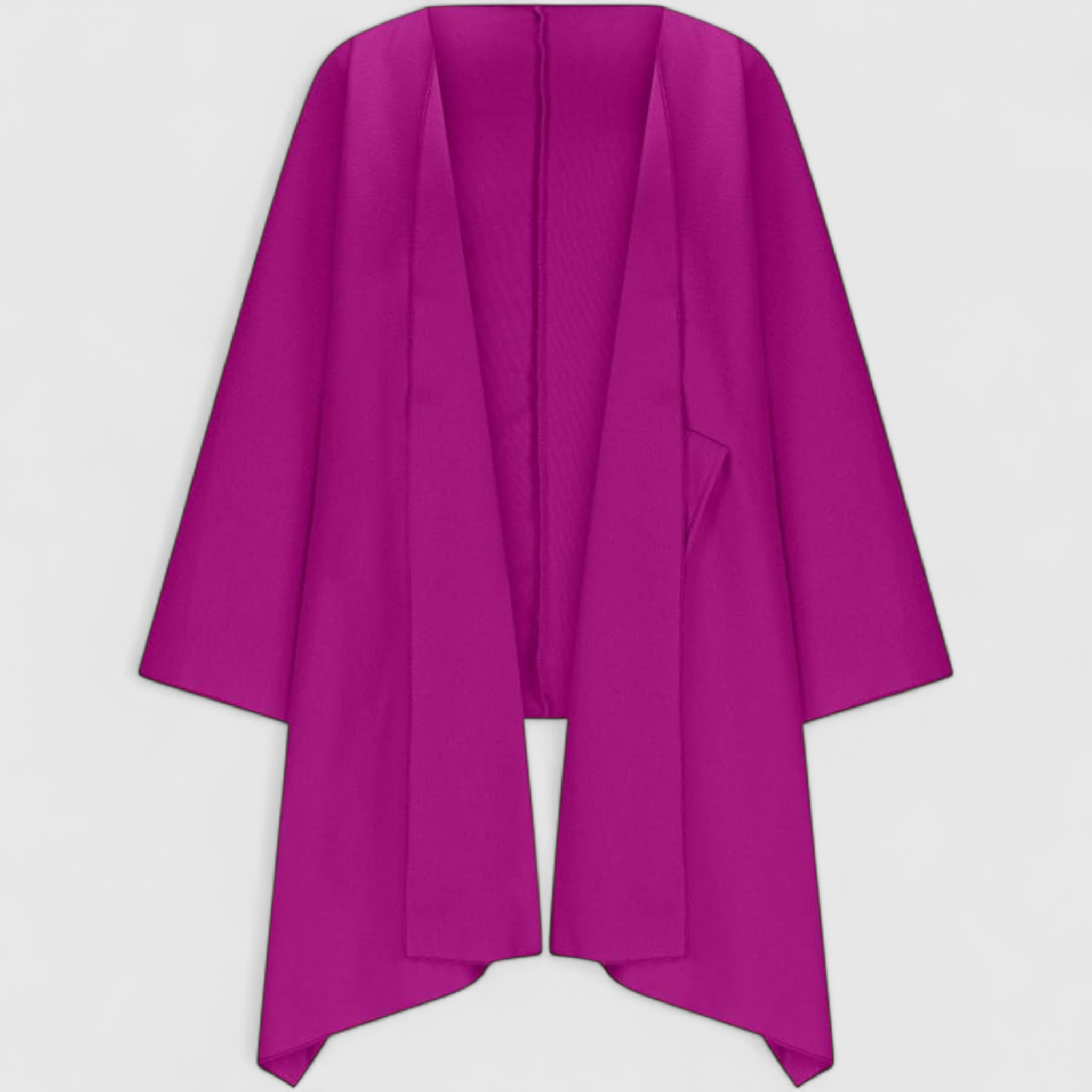 Cardigan Donna Oversize in Maglia con Maniche a Pipistrello, Morbido e Caldo - Rosa - aperto autunno caldo cardigan cardigan donna comfort donna inverno maglioni e cardigan maniche maniche a pipistrello moda donna oversize pipistrello stile - Concept Palermo