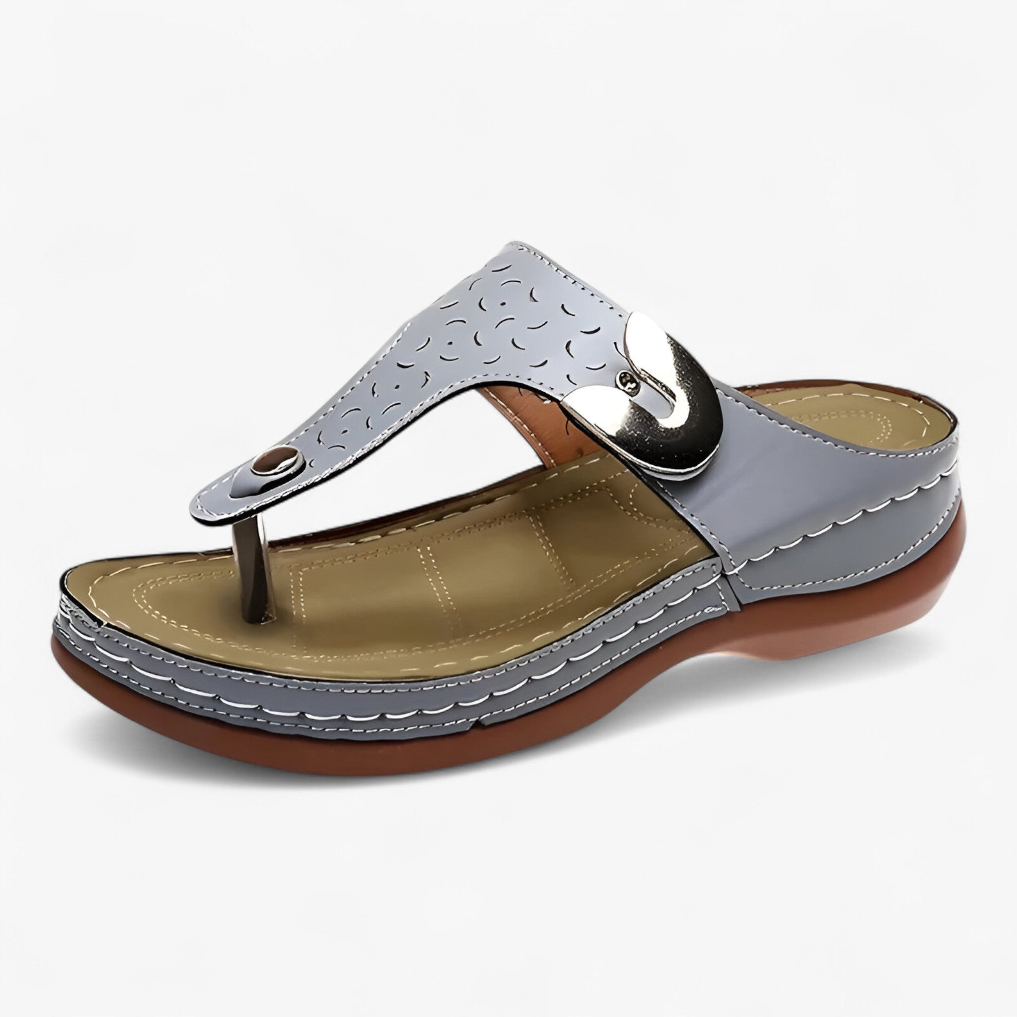 Zapatillas para mujer grises de felpa suave, cálidas y antideslizantes, talla única