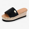 Sandali Espadrillas Donna in Tela con Zeppa Bassa Comoda – Stile Versatile Estivo
