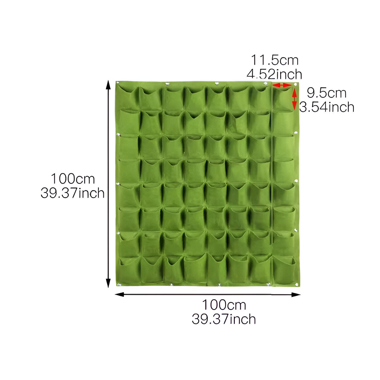 Borsa da appendere per il giardino - per appendere le piante e per l'esterno. Uomo - 64 griglia verde - appendere borsa borsa appendere esterno garden Garden accessories Garden supplies giardino home & garden piante uomo - Concept Palermo