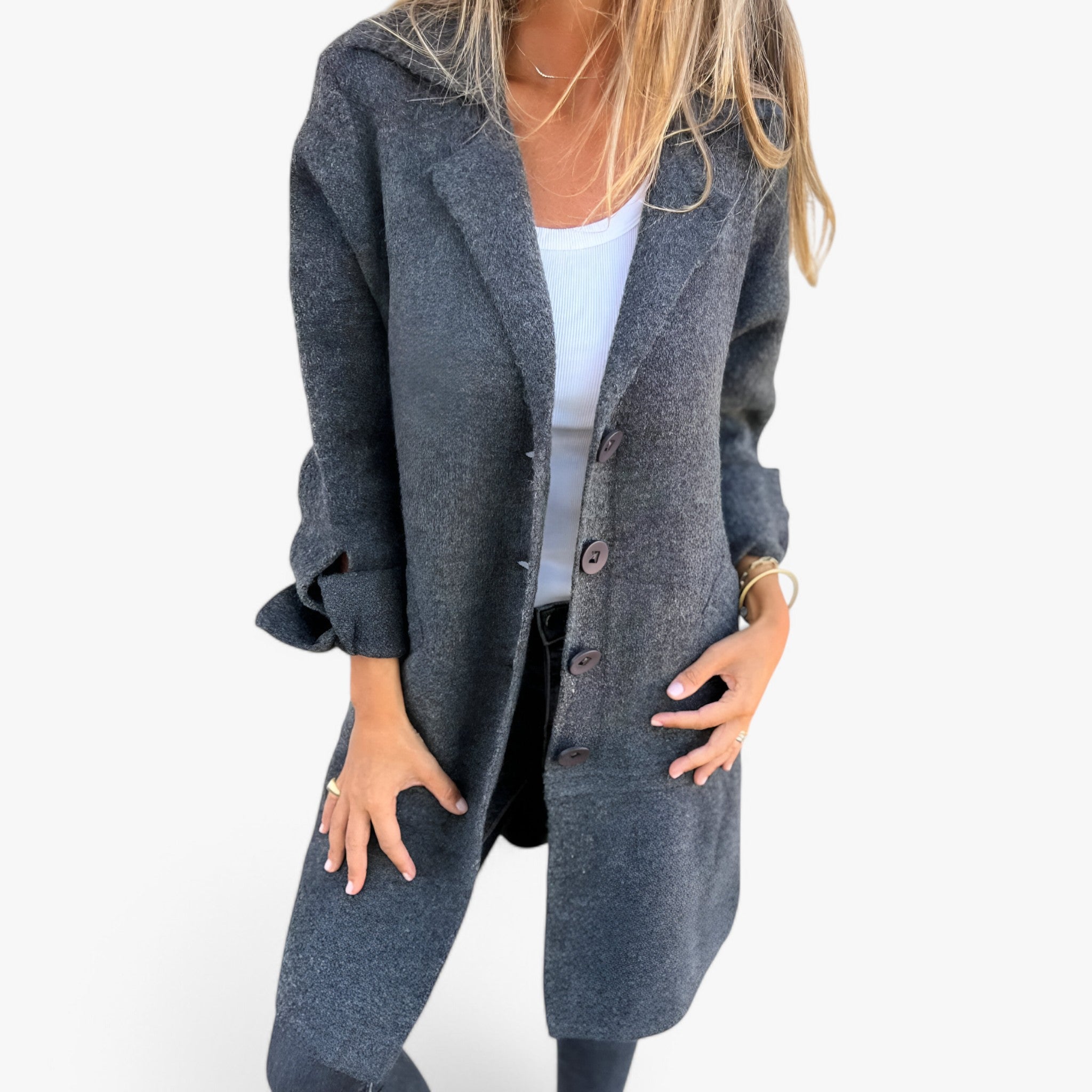 Giacca di Lana da Donna Elegante - Calda e Morbida, Vari Colori e Taglie - - alla blazer calda Coat giacca giacca lana lana moda WOMEN women's coats & jackets - Concept Palermo