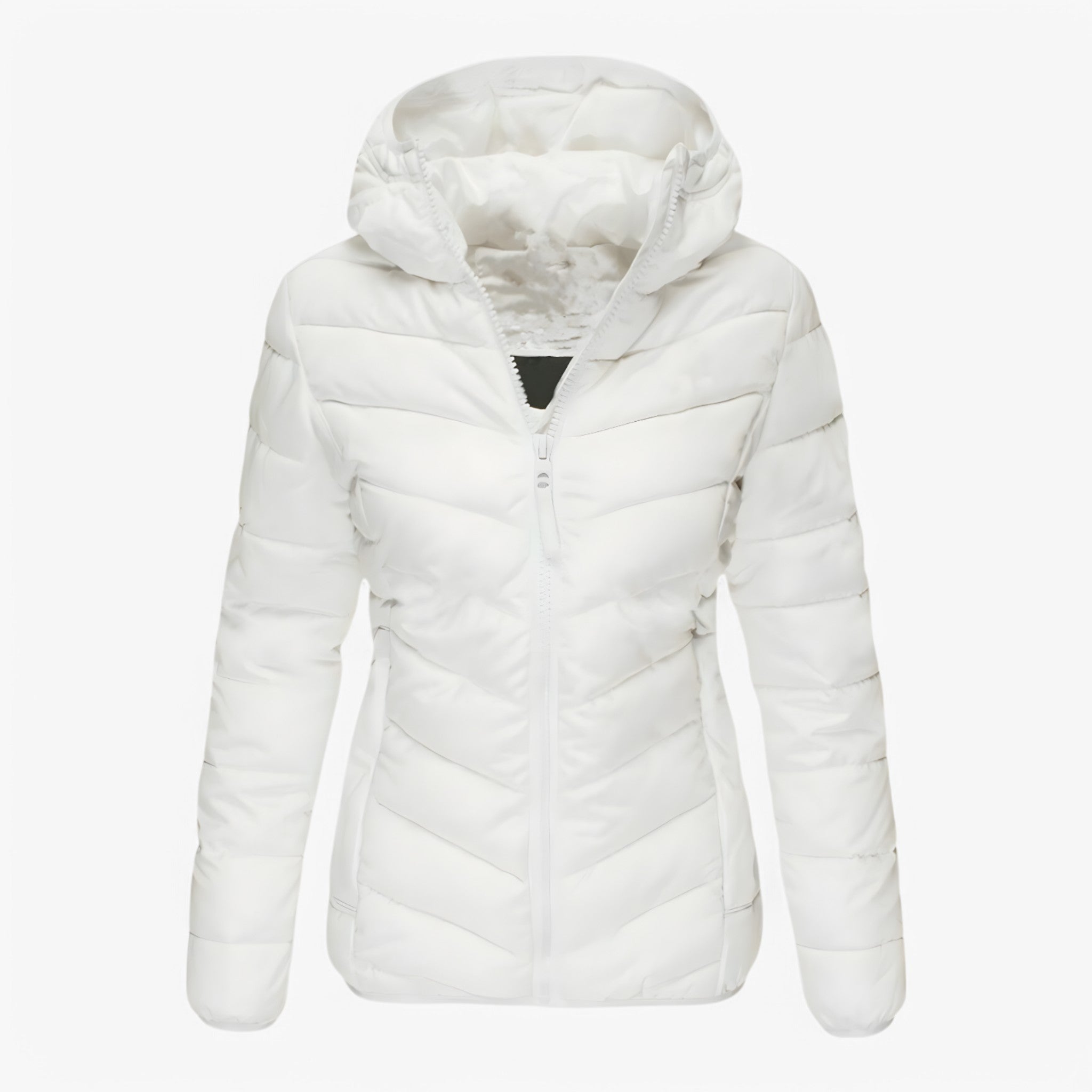 Giubbotto Imbottito Moderno - BIANCO - giubbotto giubbotto imbottito imbottito women's coats & jackets - Concept Palermo