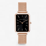 Rechthoekig horloge - Tijdloos design Gold