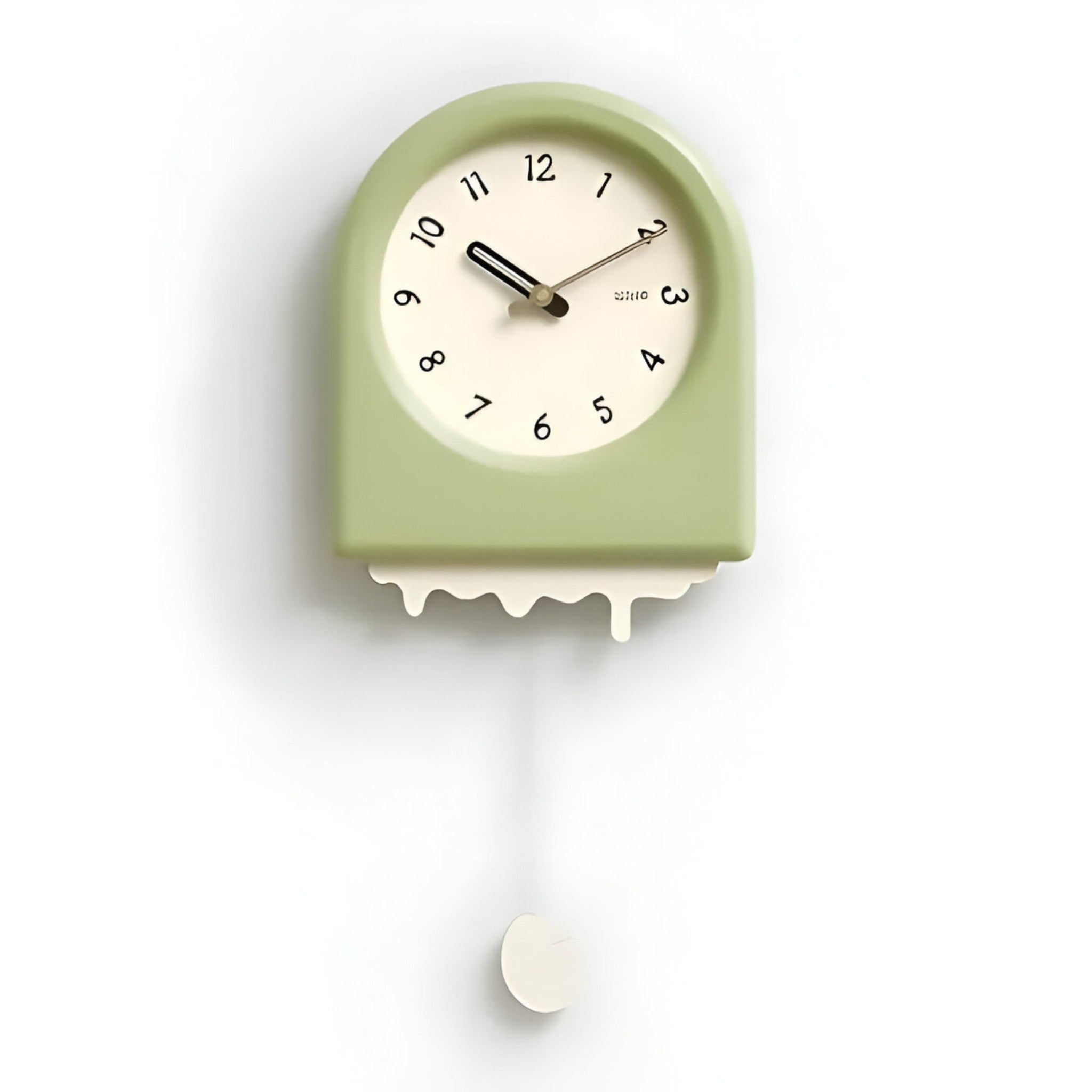 Orologio da parete moderno con pendolo dal design essenziale Uomo - Verde - design essenziale orologio orologio parete P238 parete pendolo uomo wall clock wall clocks - Concept Palermo