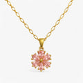 Collar romántico Sakura - femenino rosa Lana para mujer