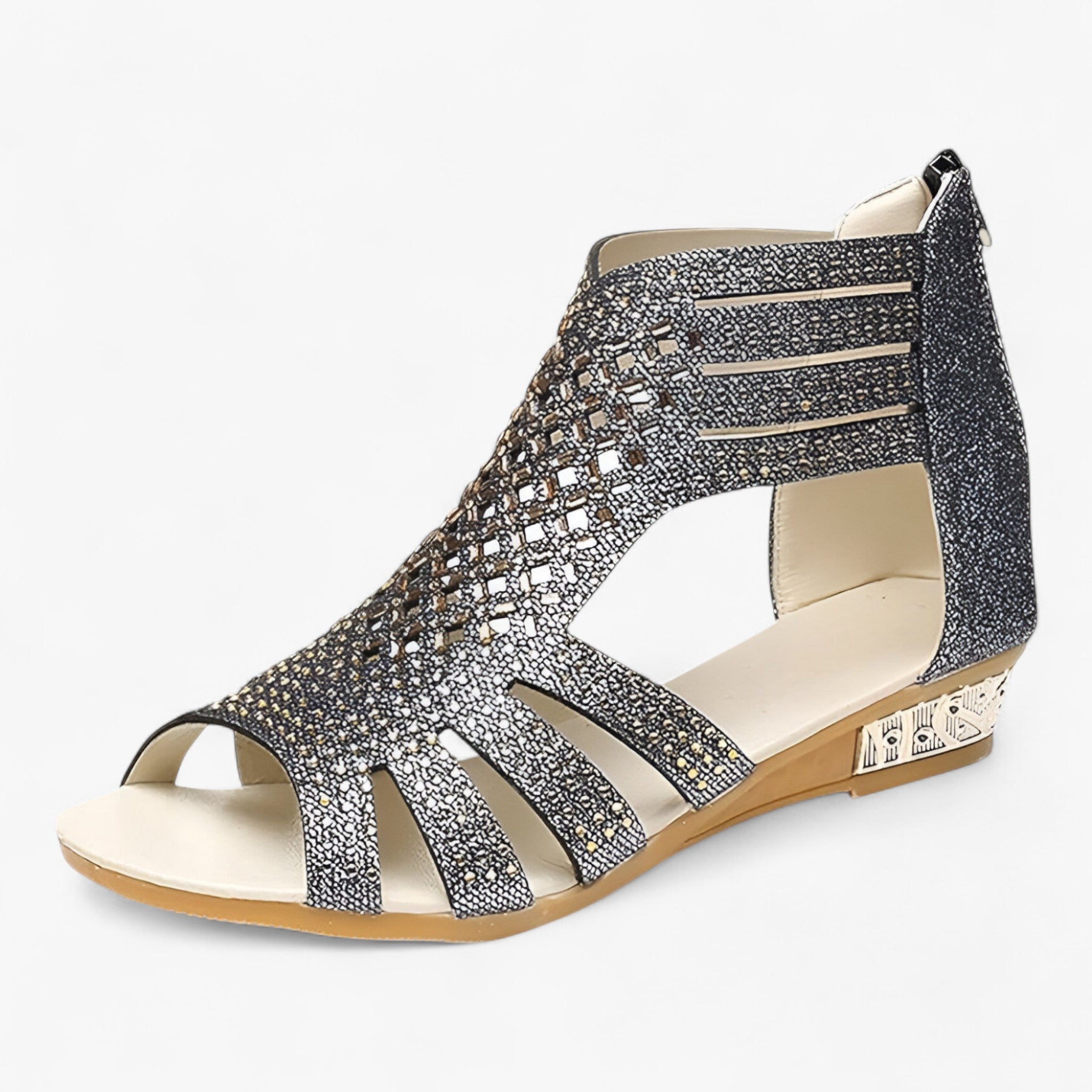 Orecchini Pendenti Glamour in Argento 925 con Cristalli Bianchi Leggeri da Donna