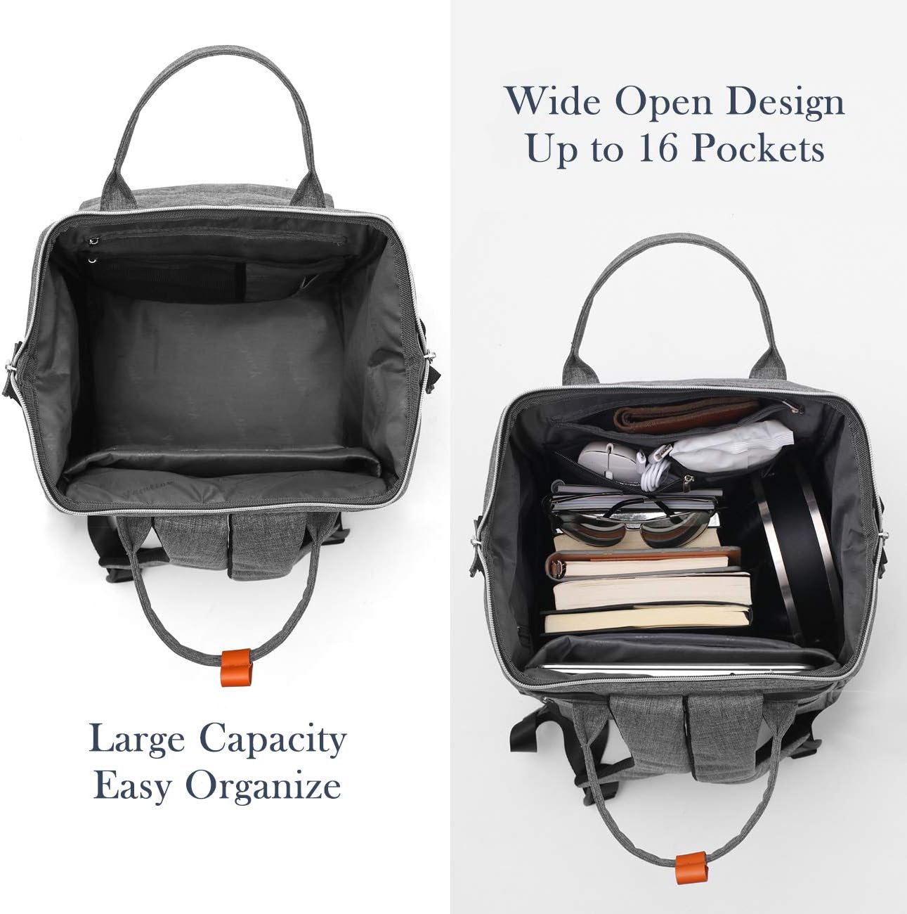 Zaino portacomputer da 15,6 pollici per donna, impermeabile e antifurto, zaino scolastico per ragazze, ragazze adolescenti, zaino da donna per Pelle - - adolescenti antifurto Backpacks Bags donna impermeabile pelle pollici portacomputer - Concept Palermo