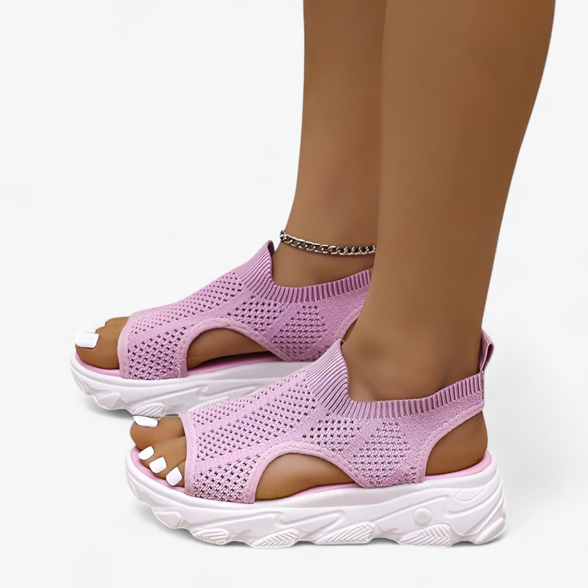 Sandalias de mujer transpirables, ligeras y cómodas para paseos veraniegos en la playa
