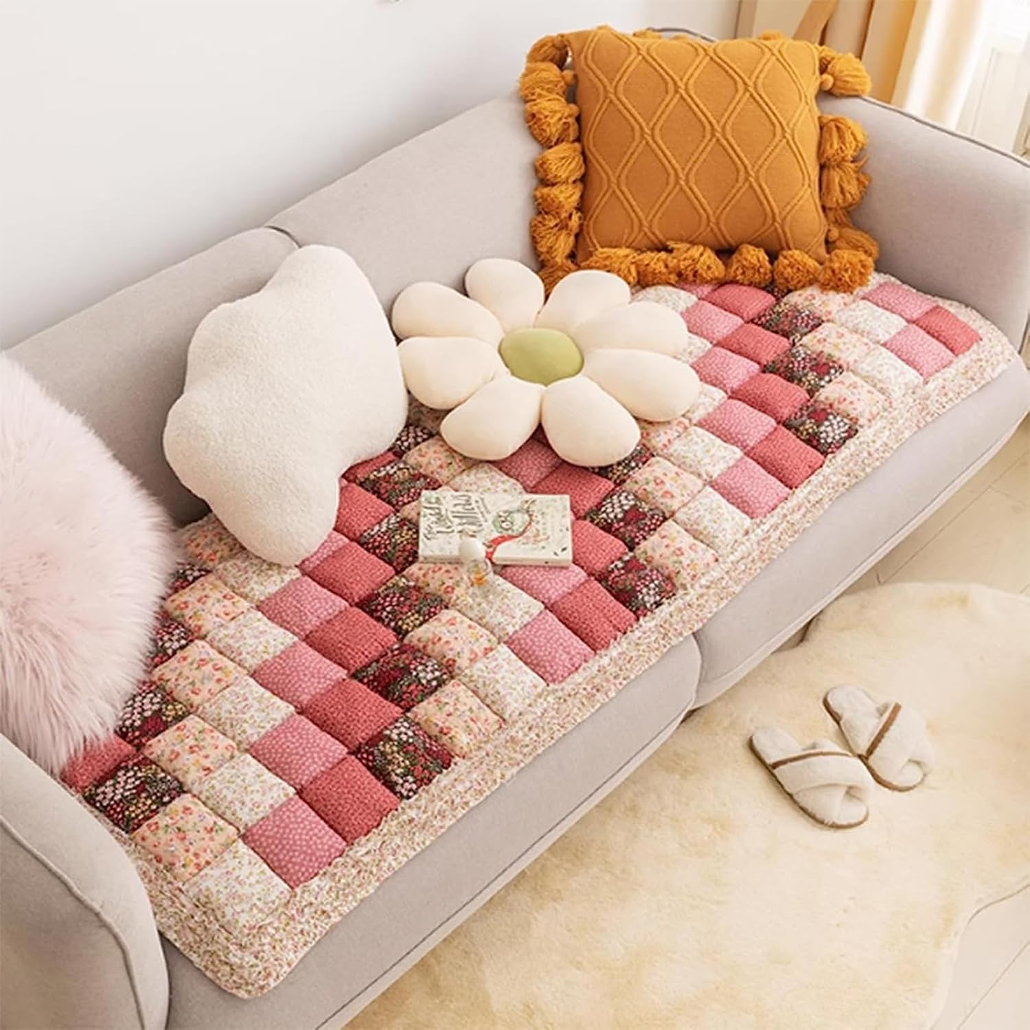 Protezione per divani definitiva per un aspetto di lusso durevole - Rosa - aspetto definitiva divani home & garden huis & tuin protezione protezione divani - Concept Palermo