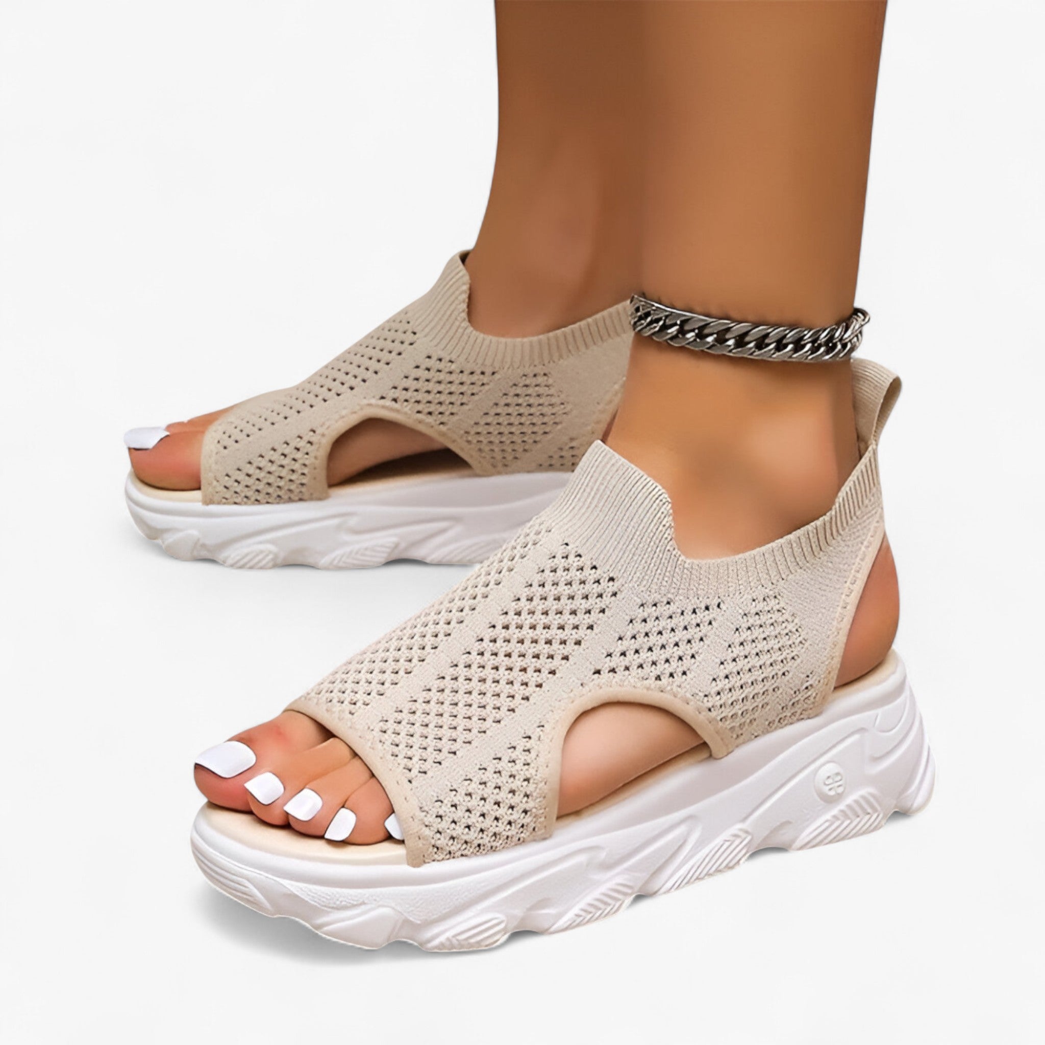 Sandalias de mujer transpirables, ligeras y cómodas para paseos veraniegos en la playa