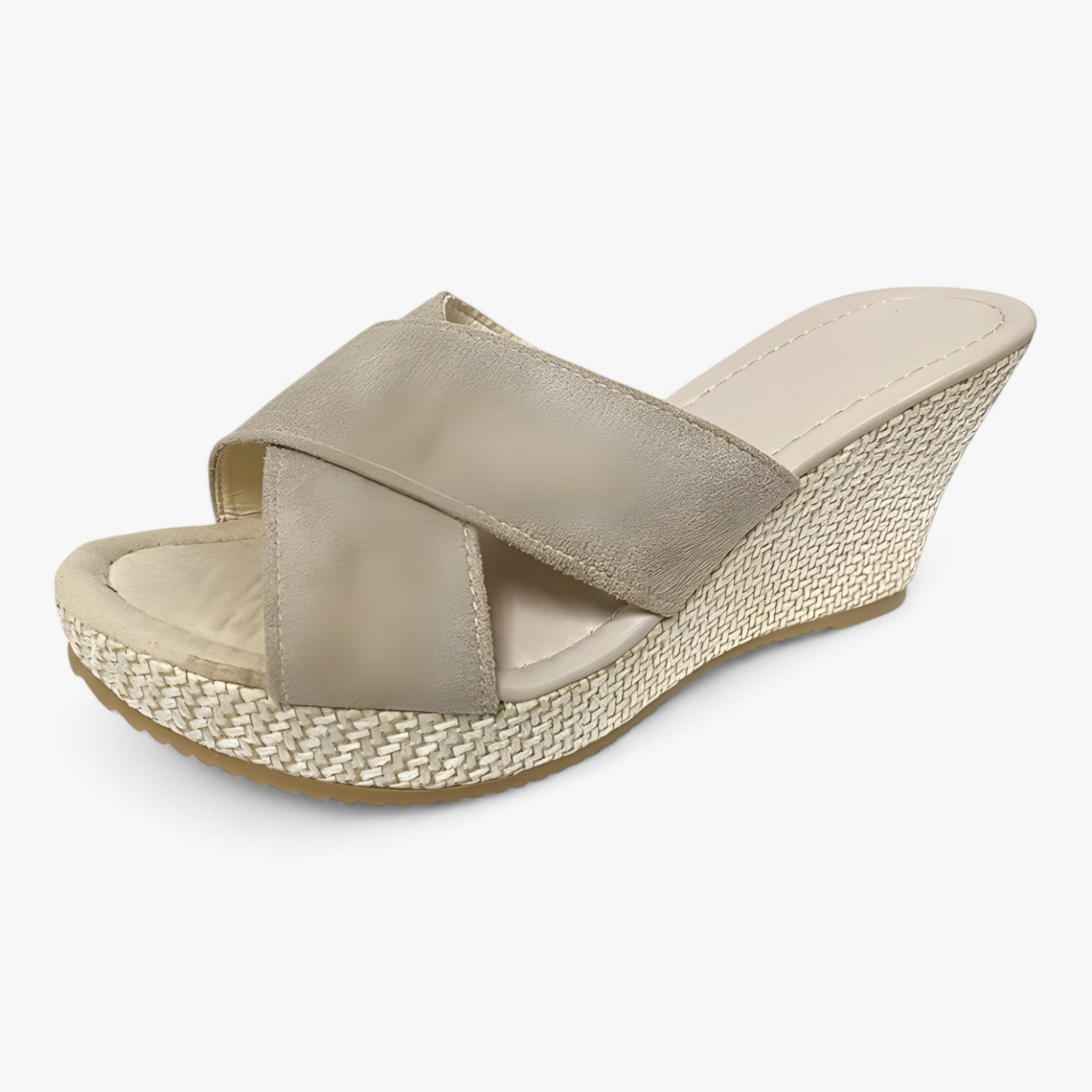 Sandali con suola con tacco spesso versatili Donna