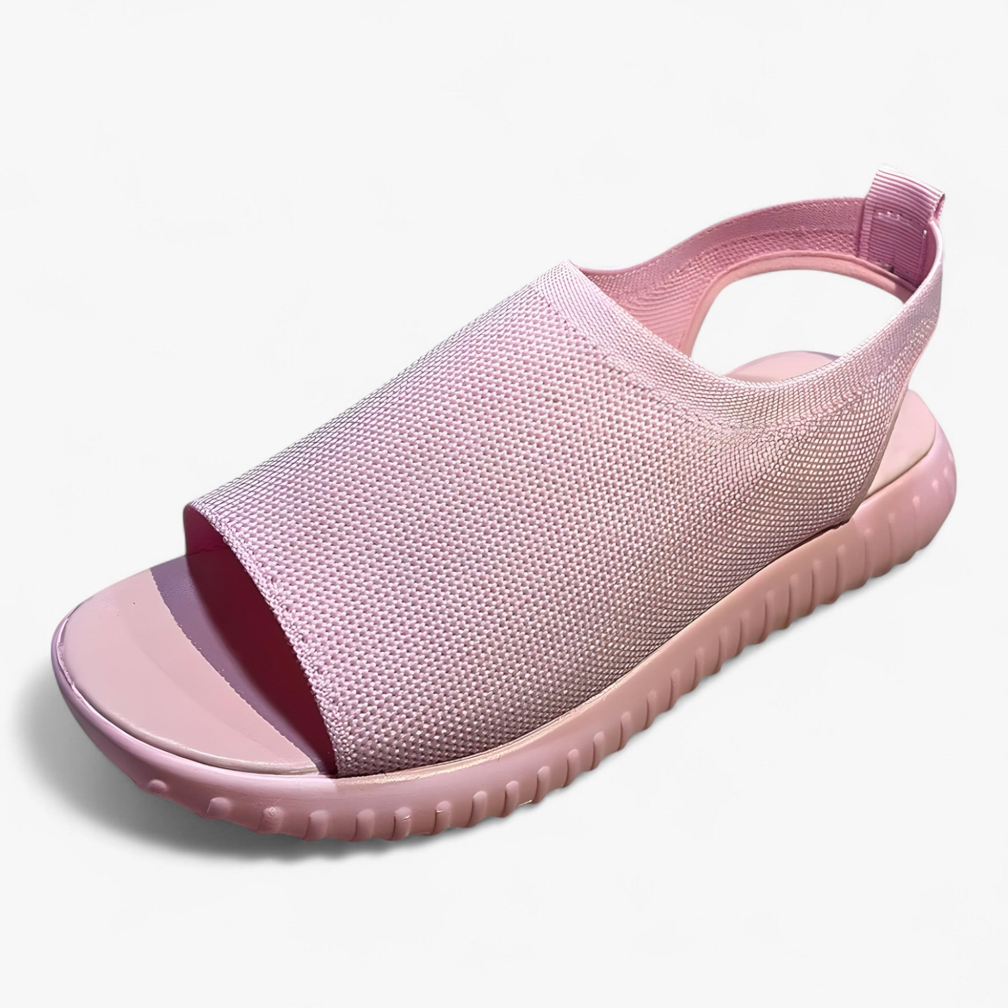 Sandalias cómodas para hombre en piel negra con cierre de velcro