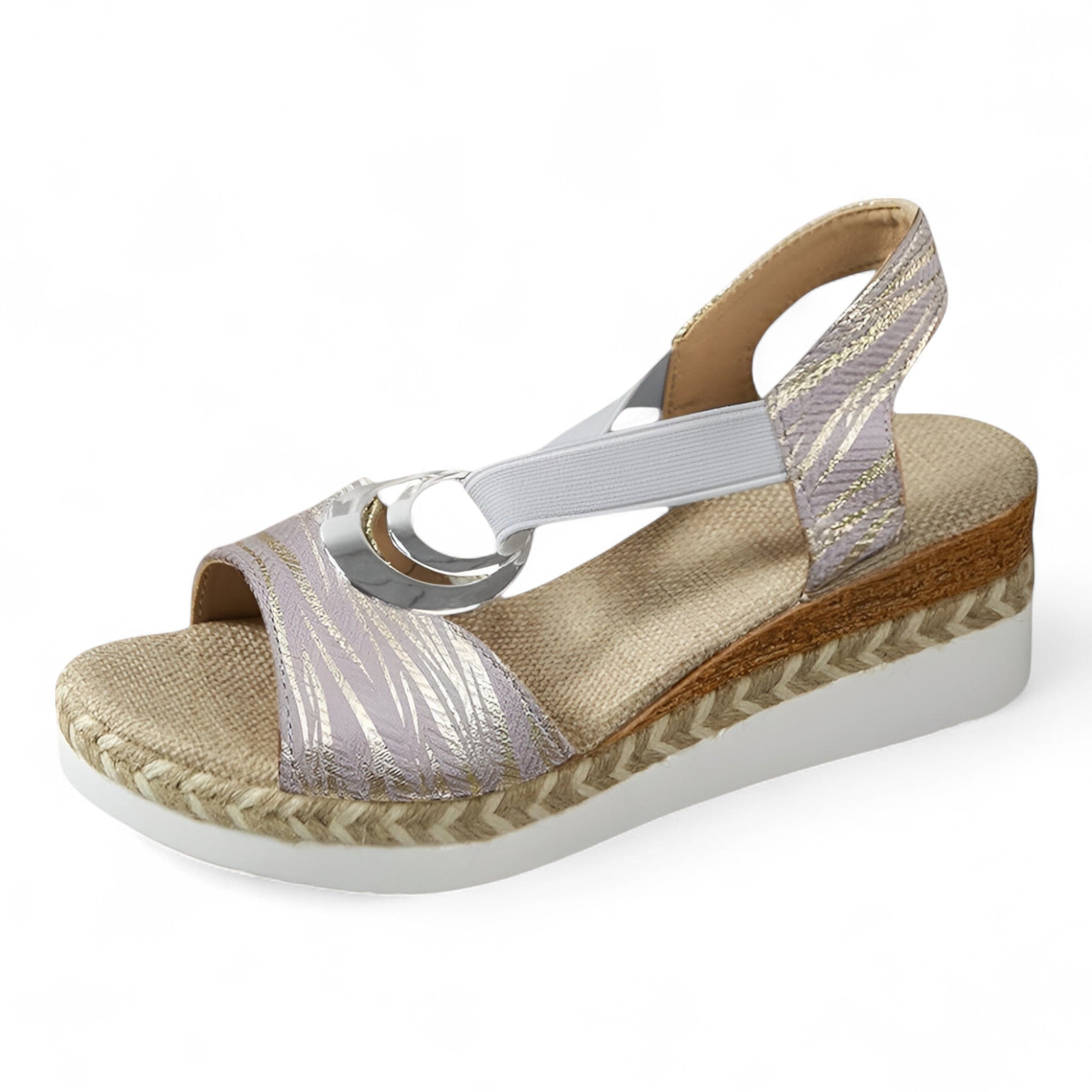 Kilehælede sandaler – vintage og lette til kvinder