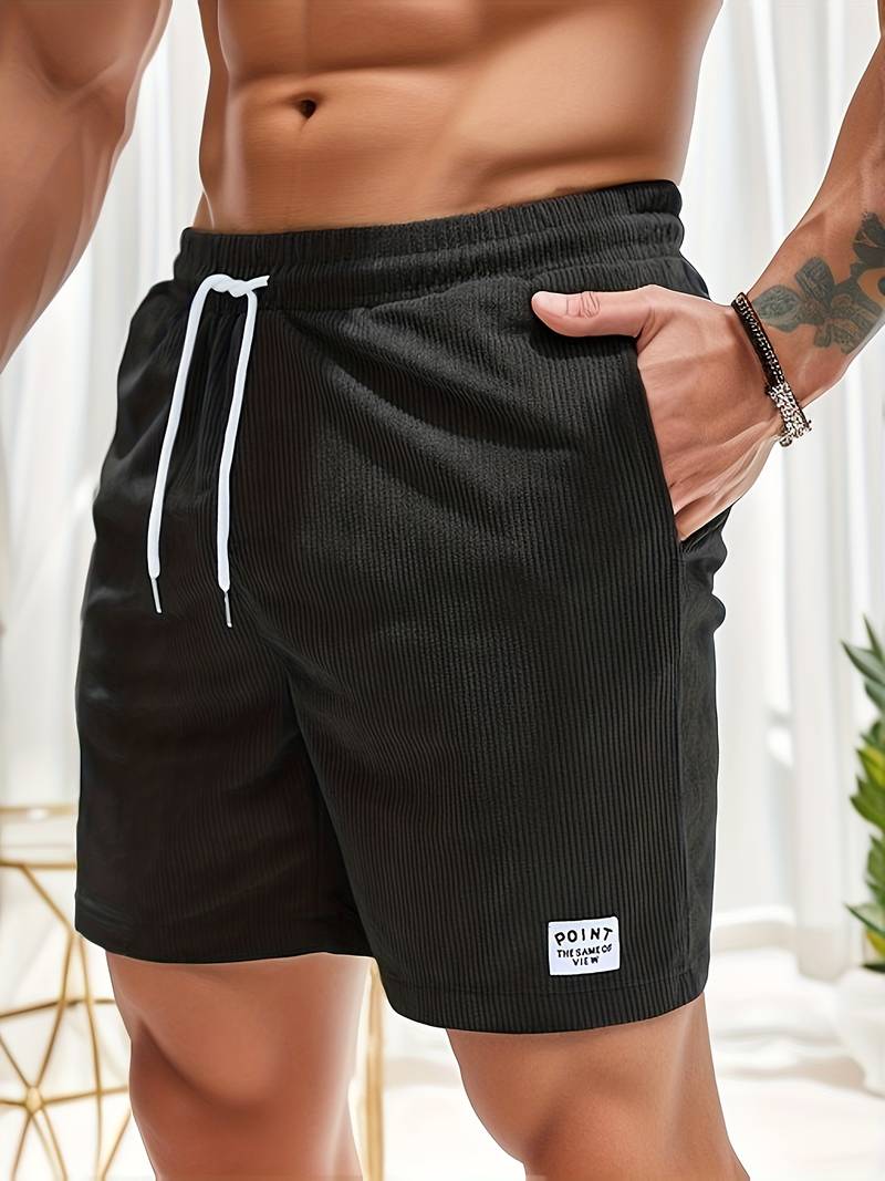 Pantaloncini comodi - Ideali per giornate rilassate e attività dinamiche Uomo - Nero - attività comodi dinamiche giornate ideali pantaloncini pantaloncini comodi rilassate short shorts for men - Concept Palermo