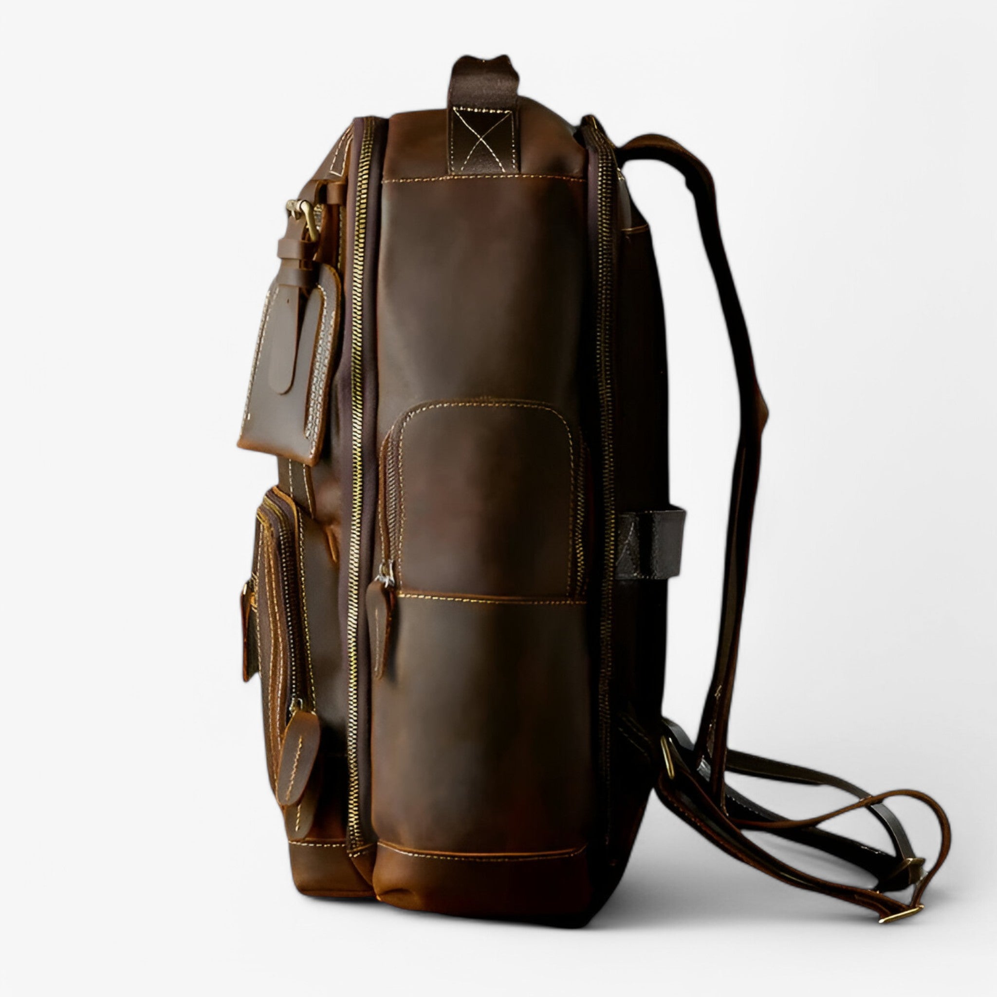 Zaino in Vera Pelle Stile Retrò - - accessoires bags pelle retr stile tassen vera zaino zaino vera - Concept Palermo