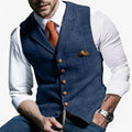 Chaleco elegante casual para hombre, sin mangas ligero multibolsillos para trabajo y tiempo libre