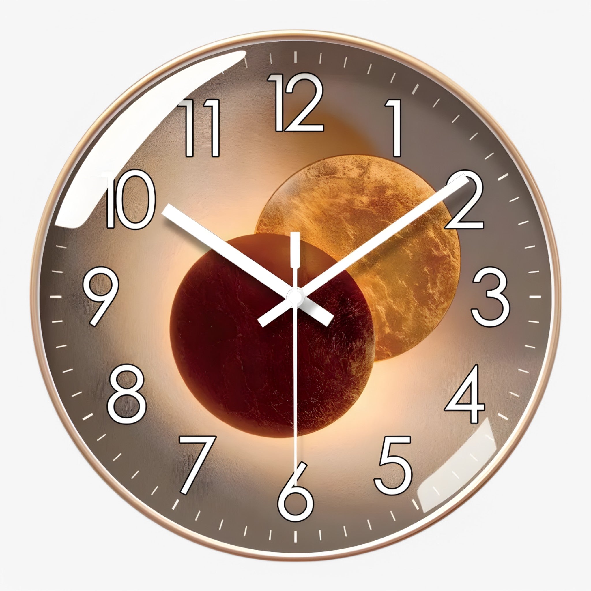 Orologio da Parete Moderno Nero Silenzioso 30cm, Design Minimalista per Casa e Ufficio - E - design orologio orologio parete P435 parete uomo wall clocks - Concept Palermo