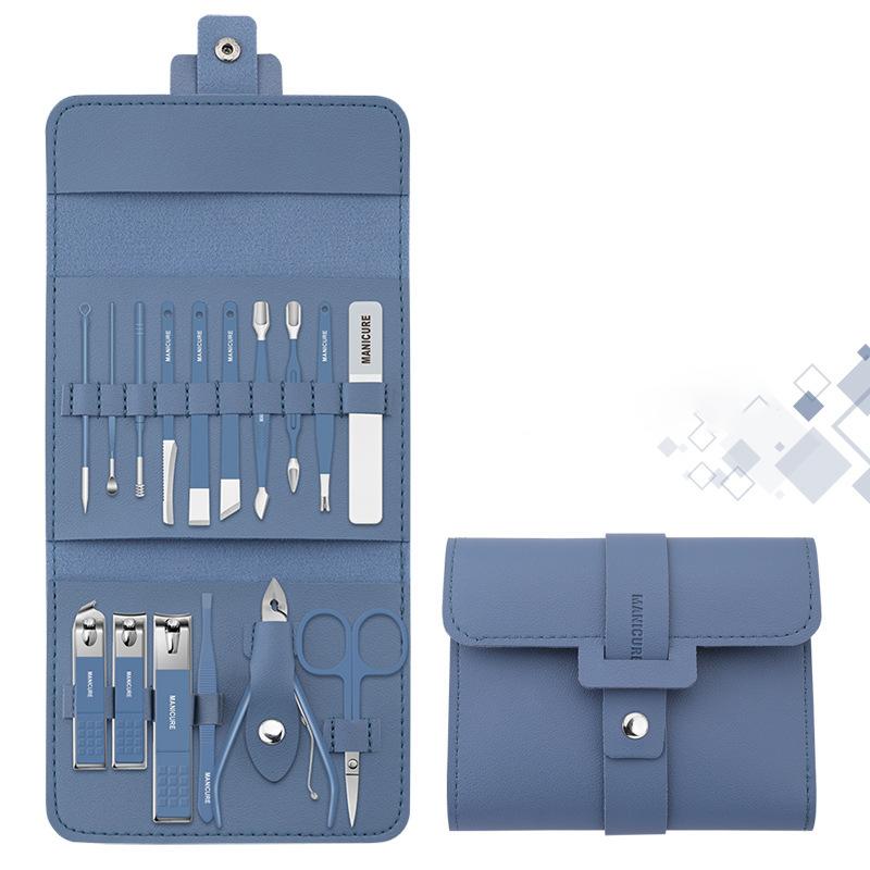 NailClipp - Set di manicure professionale - Colore blu set - manicure manicure tool set nail tools nailclipp nailclipp - set di manicure professionale - € professionale - Concept Palermo