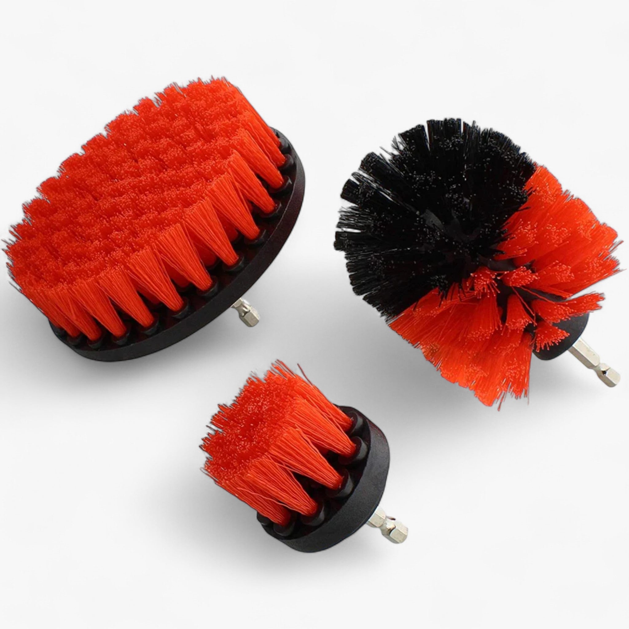 Set di spazzole per trapano potente 3 pezzi - Rosso - 3-delig Complete set elektrische kopborstelset Krachtige Boorborstelset new_for_google pezzi potente set di spazzole per trapano potente 3 pezzi - € spazzole spazzole trapano trapano - Concept Palermo