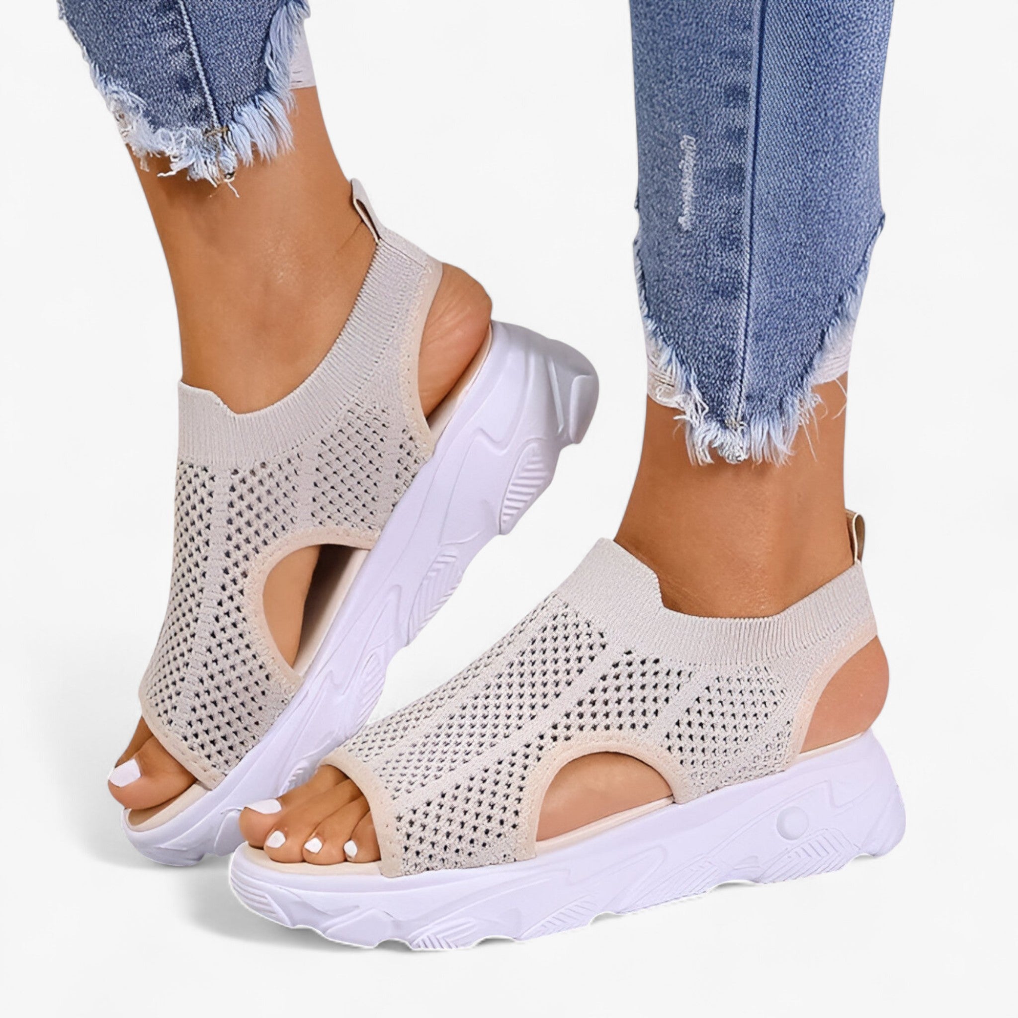 Sandalias de mujer transpirables, ligeras y cómodas para paseos veraniegos en la playa