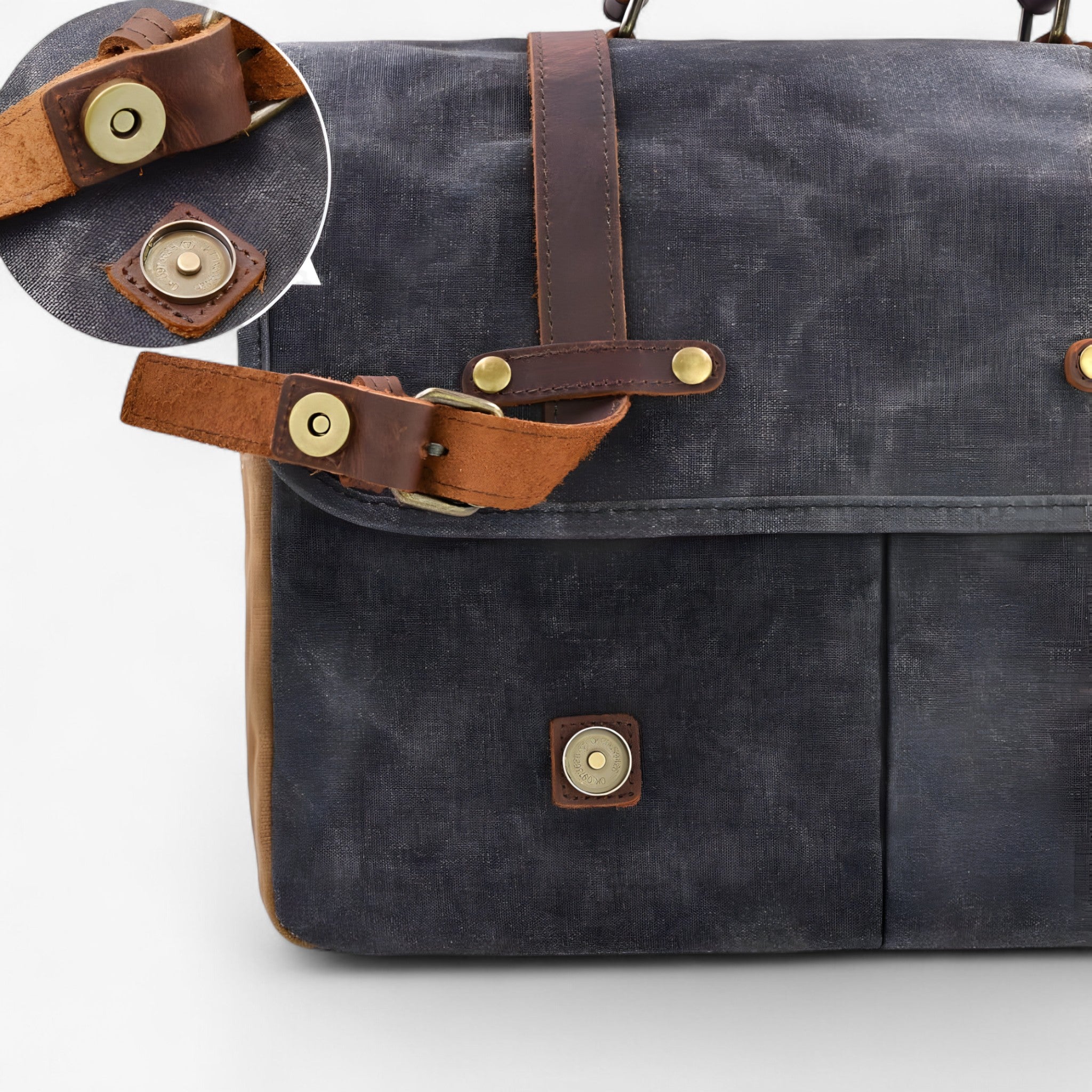 Borse a tracolla da uomo, cartella, borsa per laptop, impermeabile, tela, grande, borsa da lavoro, borsa a tracolla, uomo, vintage, 15,6 - - bag for men bags borsa borse borse tracolla cartella impermeabile laptop laptop bag lavoro men's bag office bag - Concept Palermo
