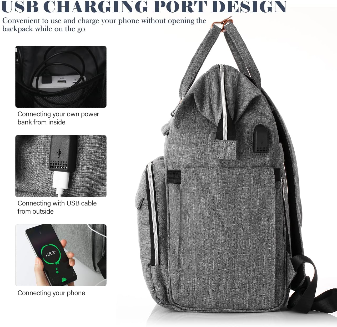Zaino portacomputer da 15,6 pollici per donna, impermeabile e antifurto, zaino scolastico per ragazze, ragazze adolescenti, zaino da donna per Pelle - - adolescenti antifurto Backpacks Bags donna impermeabile pelle pollici portacomputer - Concept Palermo