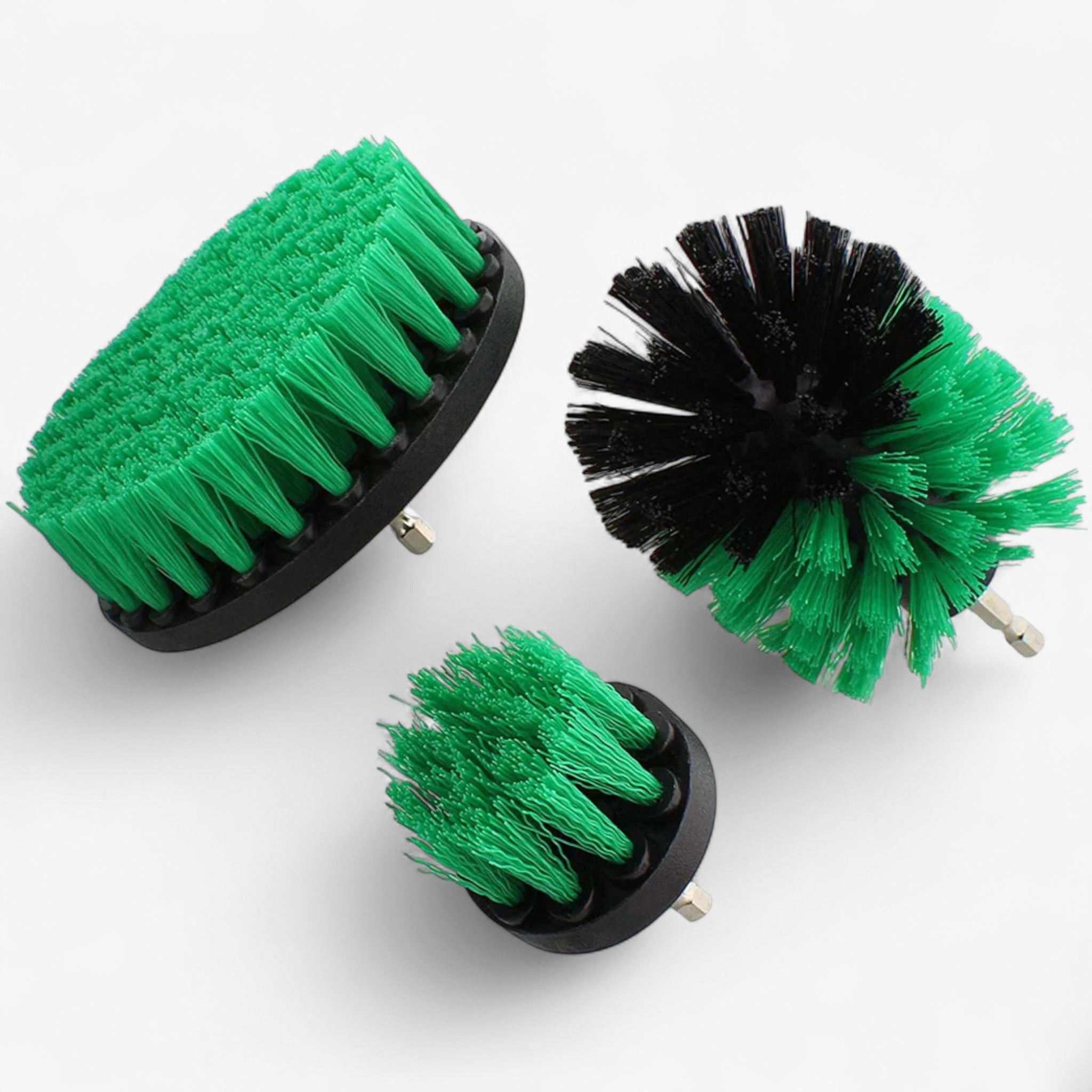 Set di spazzole per trapano potente 3 pezzi - Verde - 3-delig Complete set elektrische kopborstelset Krachtige Boorborstelset new_for_google pezzi potente set di spazzole per trapano potente 3 pezzi - € spazzole spazzole trapano trapano - Concept Palermo