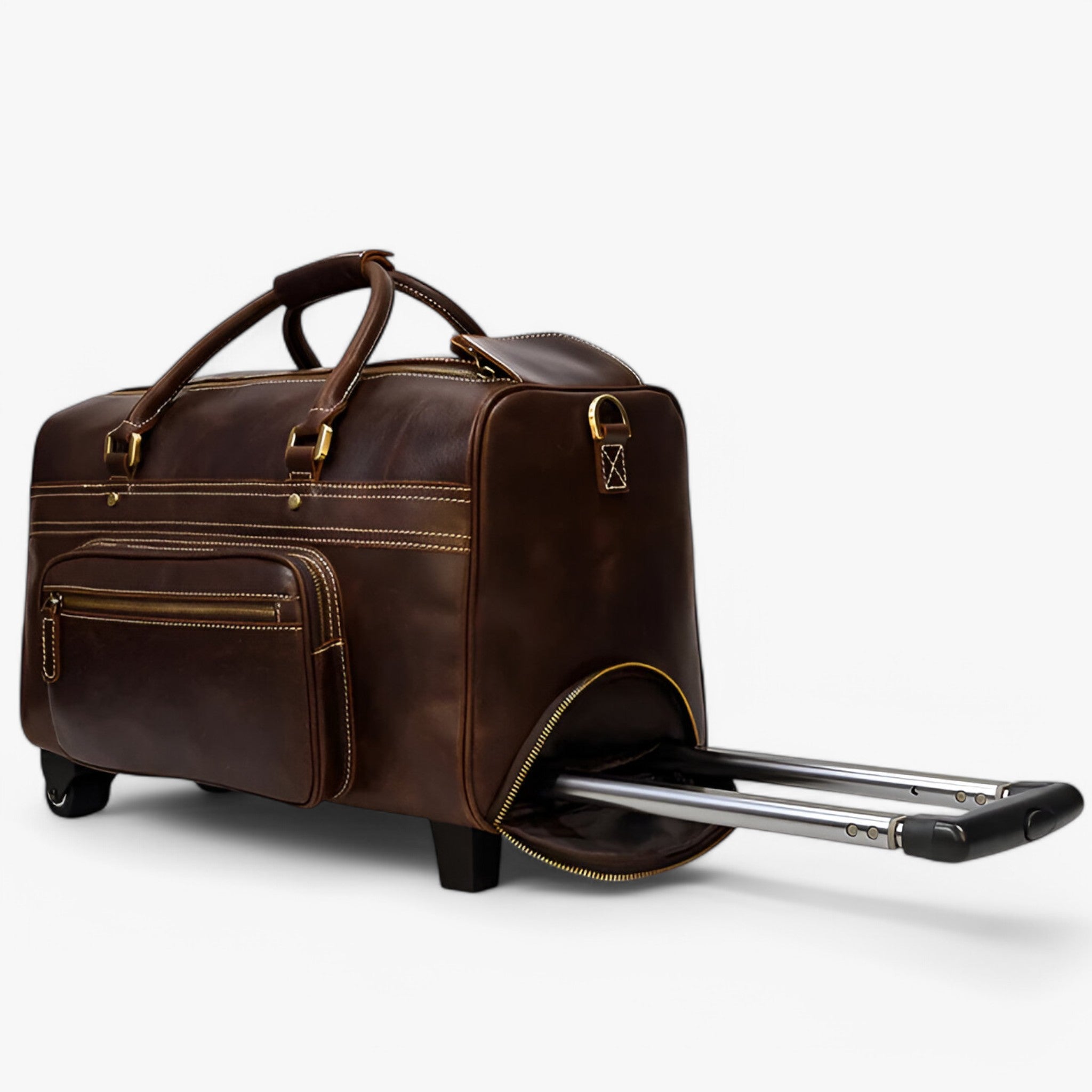Trolley da Viaggio in Pelle - - accessoires bags pelle tassen trolley trolley viaggio viaggio - Concept Palermo