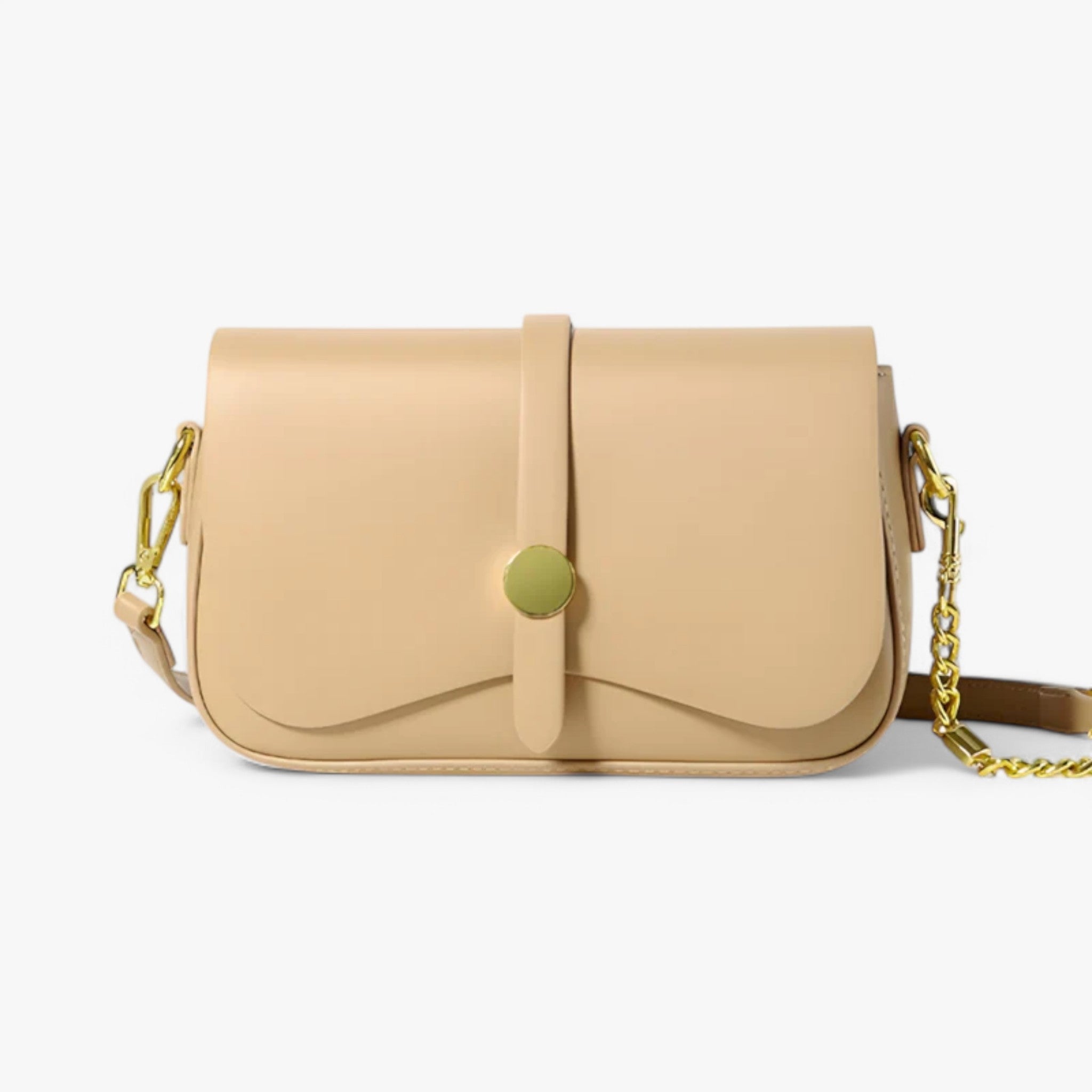 Borsa a tracolla in pelle vegana Uomo - Cachi - borsa borsa tracolla kenzie | borsa a tracolla in pelle vegana- € pelle tracolla uomo vegana - Concept Palermo