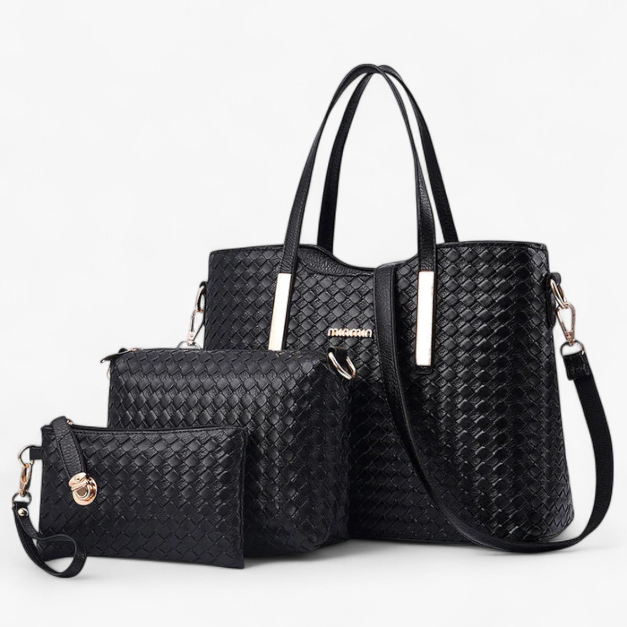Borsa Donna in Pelle Elegante per Serate Speciali e Occasioni Formali - Scuro - bags borsa borsa donna donna handbags women bags Women's handbags - Concept Palermo