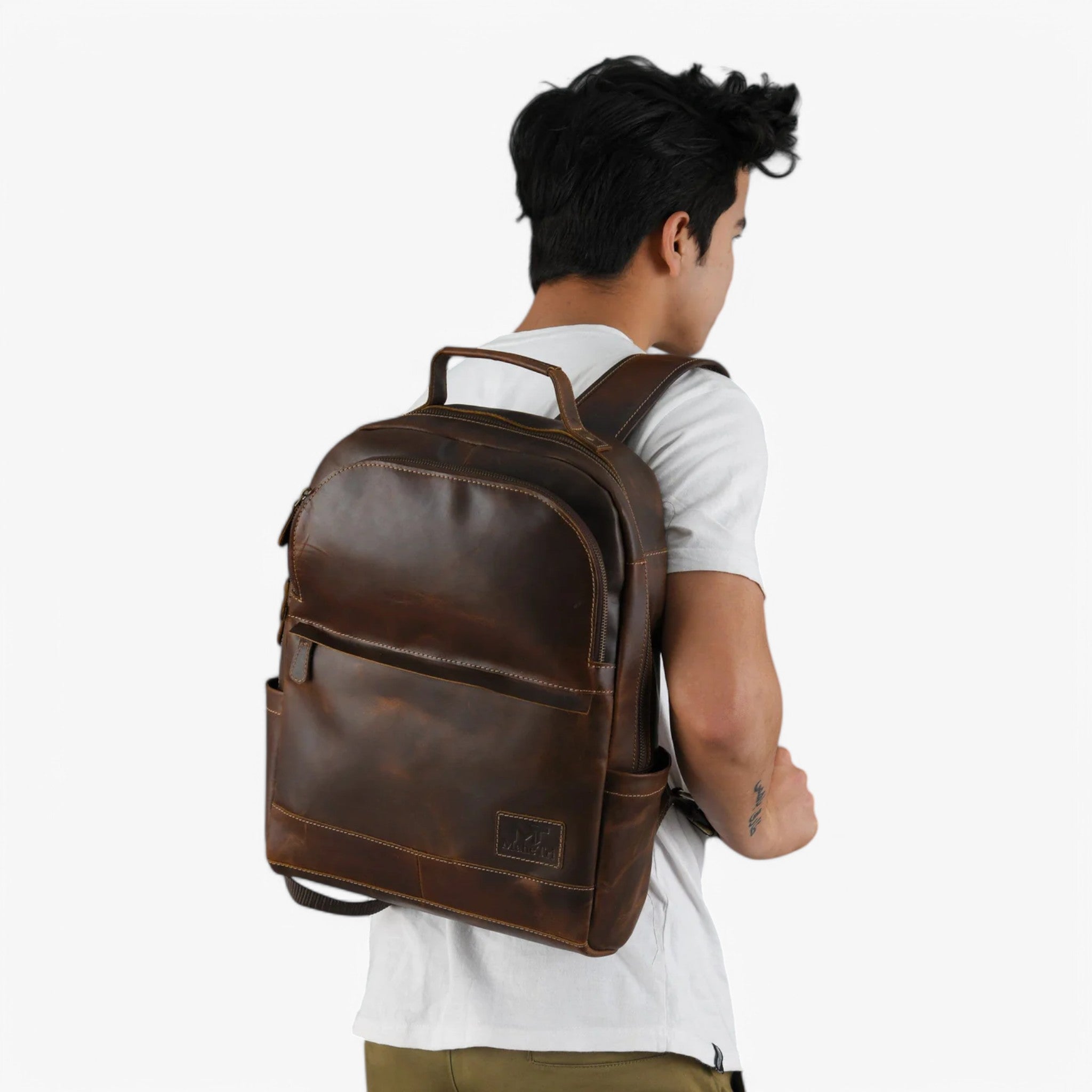 Zaino unisex in pelle di bufalo - - bags bufalo pelle spo-default spo-disabled spo-notify-me-disabled unisex zaino zaino unisex - Concept Palermo