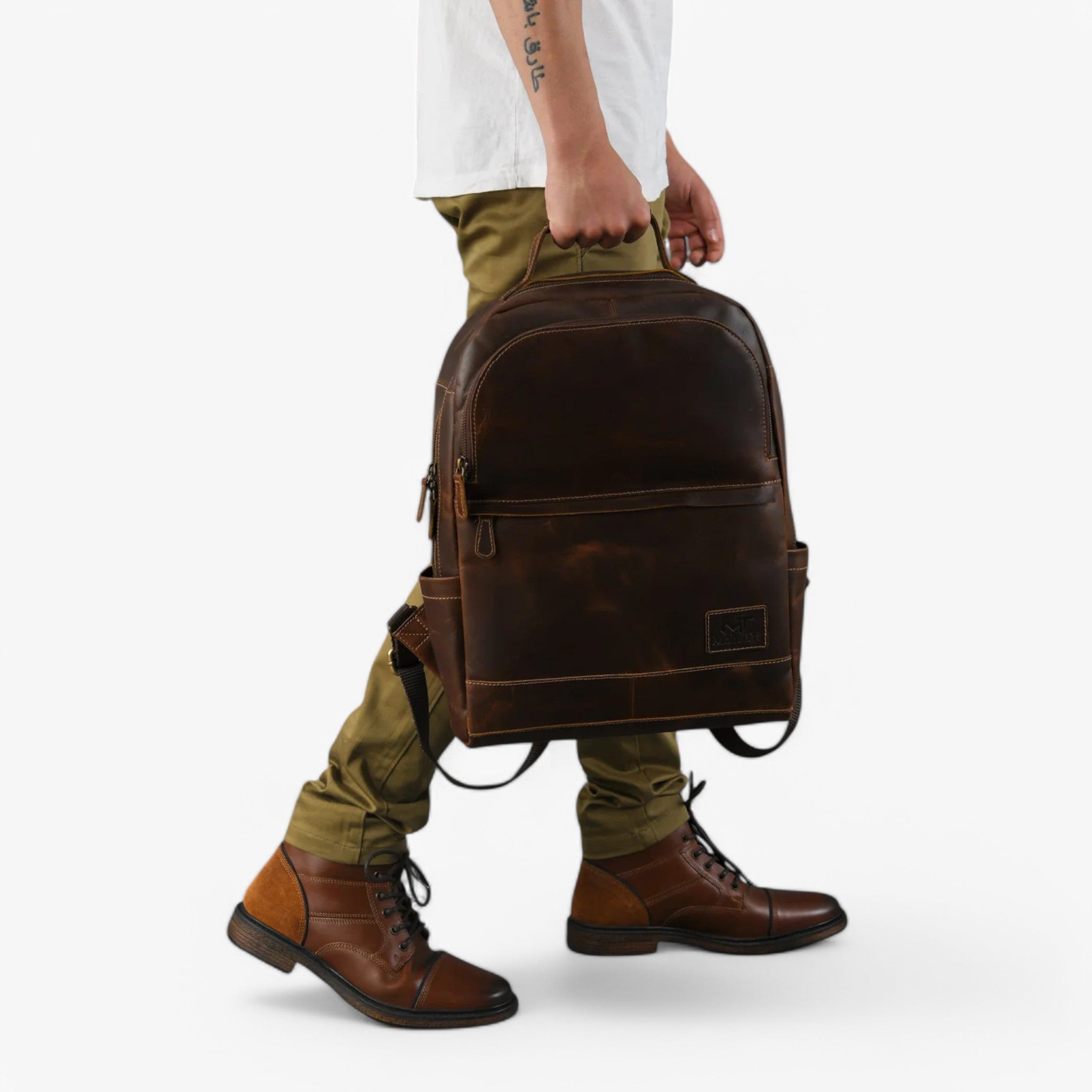 Zaino unisex in pelle di bufalo - - bags bufalo pelle spo-default spo-disabled spo-notify-me-disabled unisex zaino zaino unisex - Concept Palermo