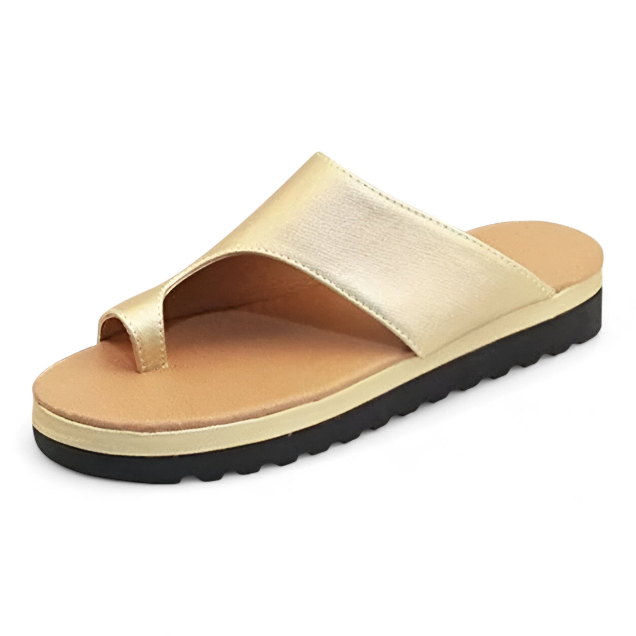 Sandalias de mujer - Comodidad diaria y soporte de piel